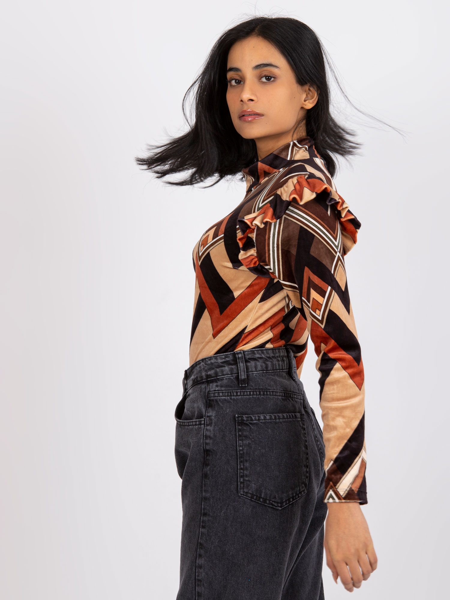 Blouse-DHJ-BZ-6533C-1.81P-black-beige