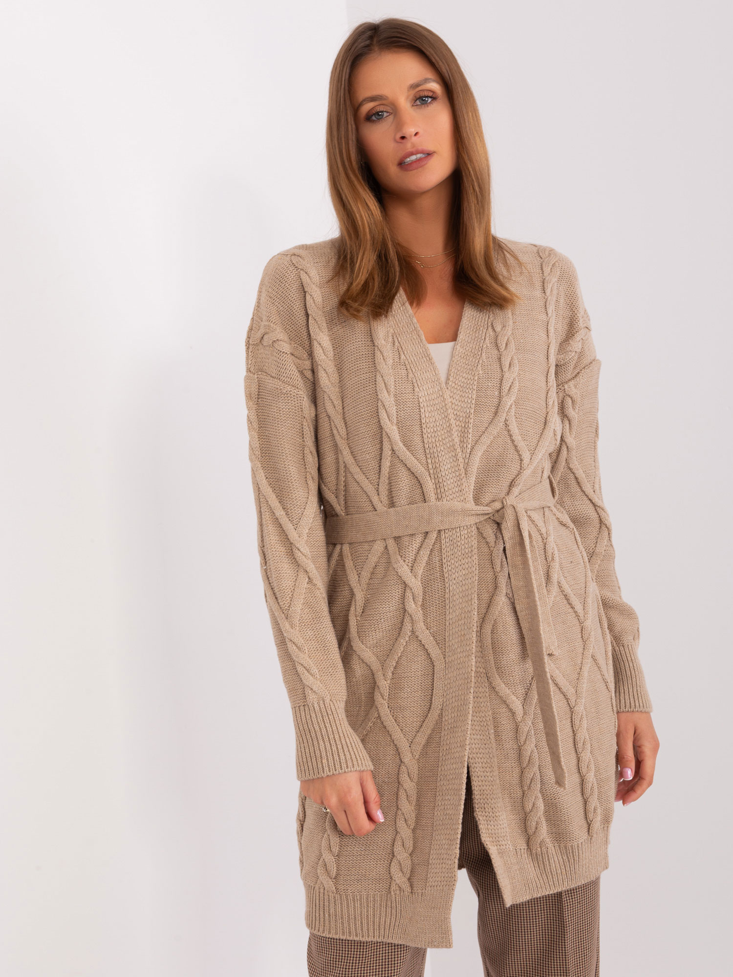 Cardigan-BA-SW-8009-1.39P-dark beige