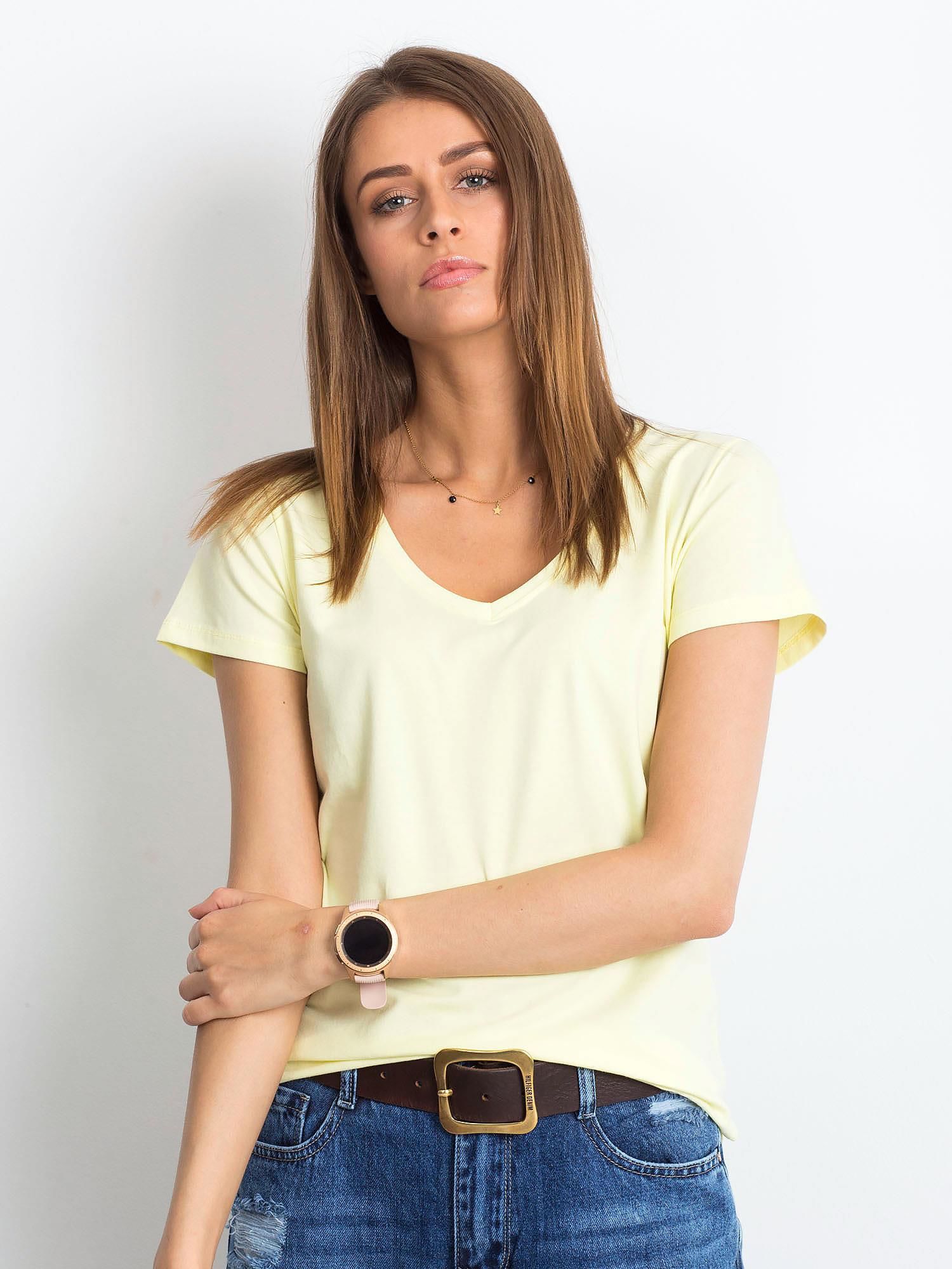 T-shirt-RV-TS-4837.37P-Light Yellow