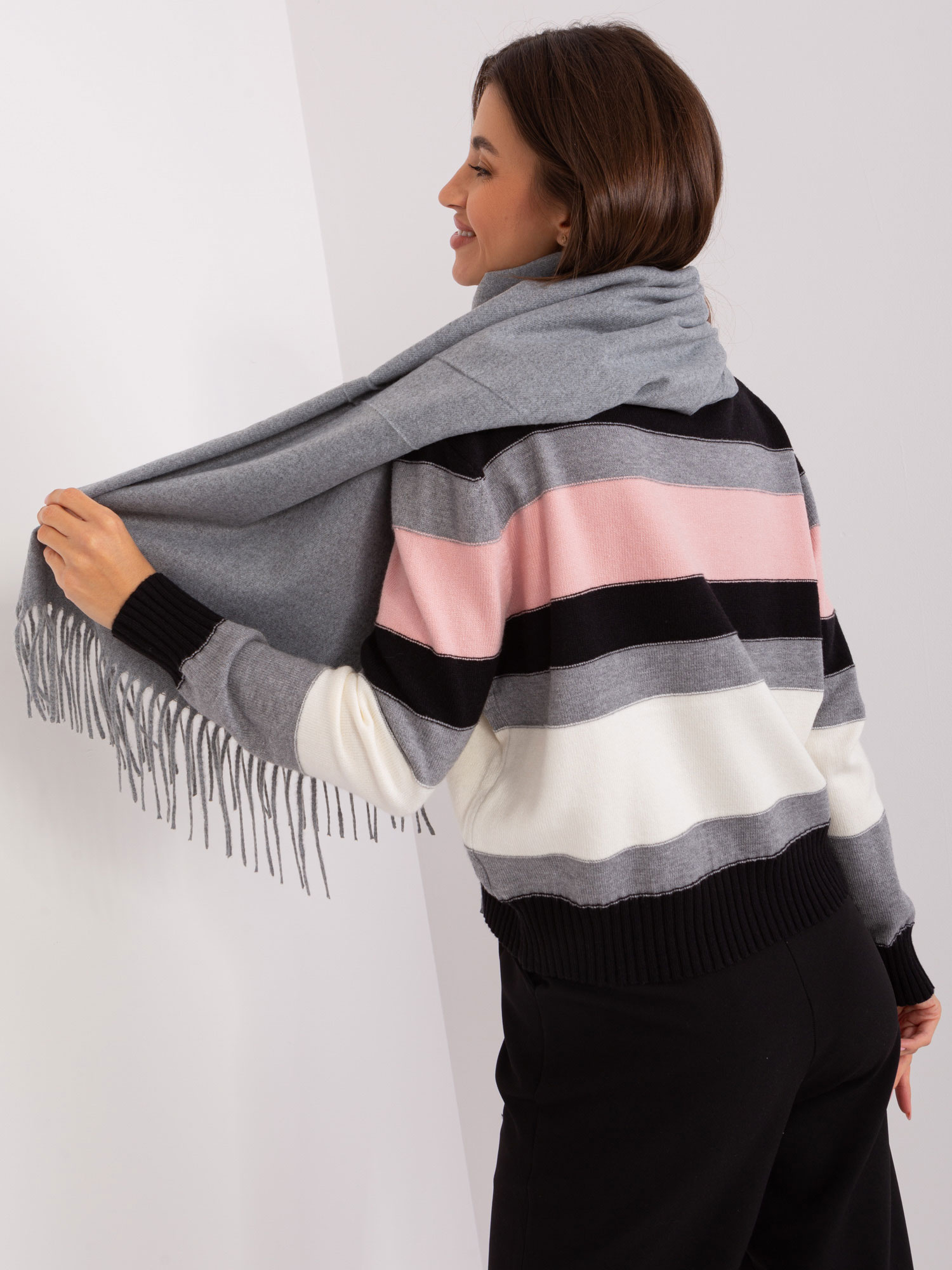 Scarf-AT-SZ-23185.73P-dark grey