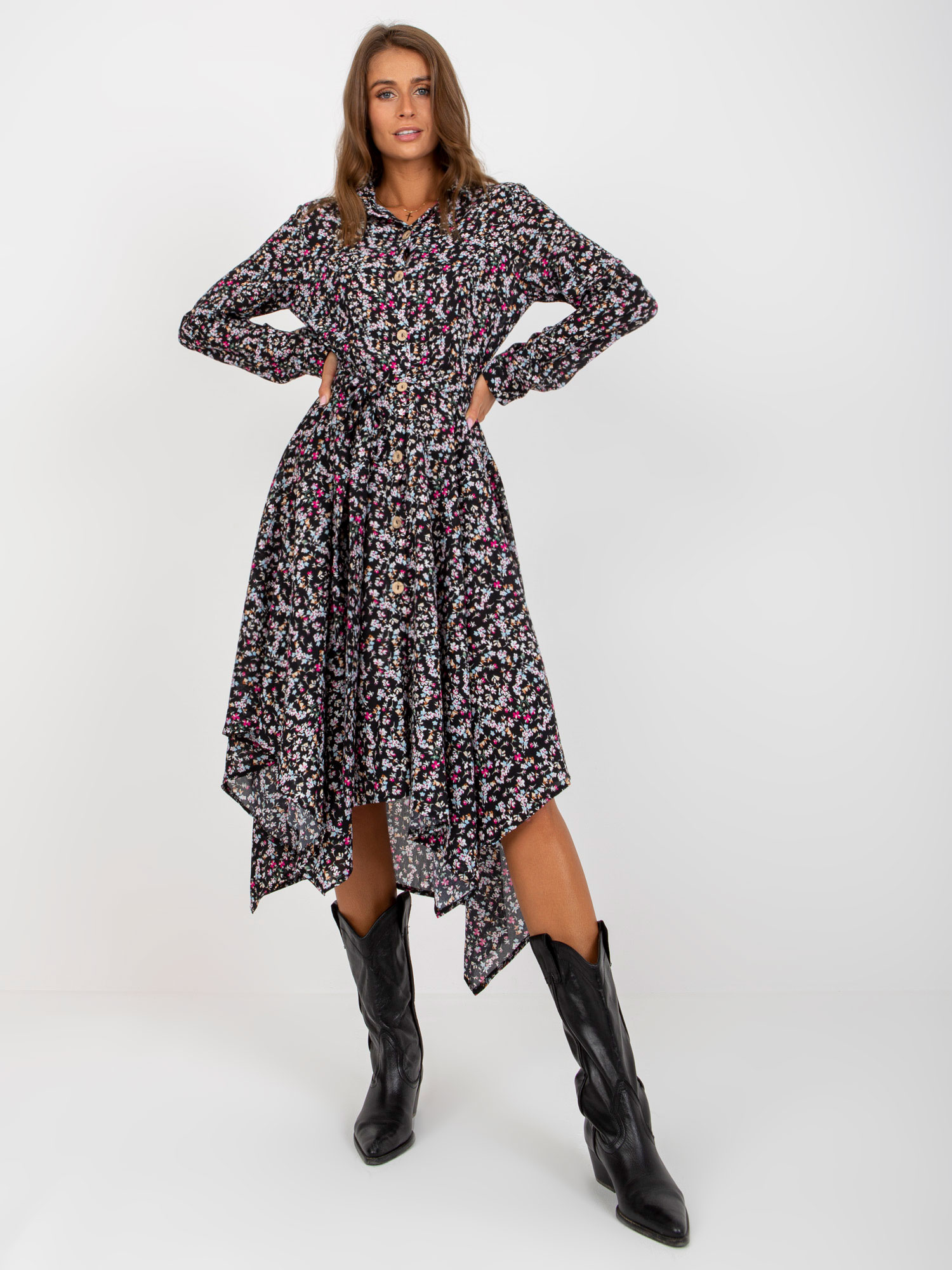 Dress-CHA-SK-0445-3.67P-black