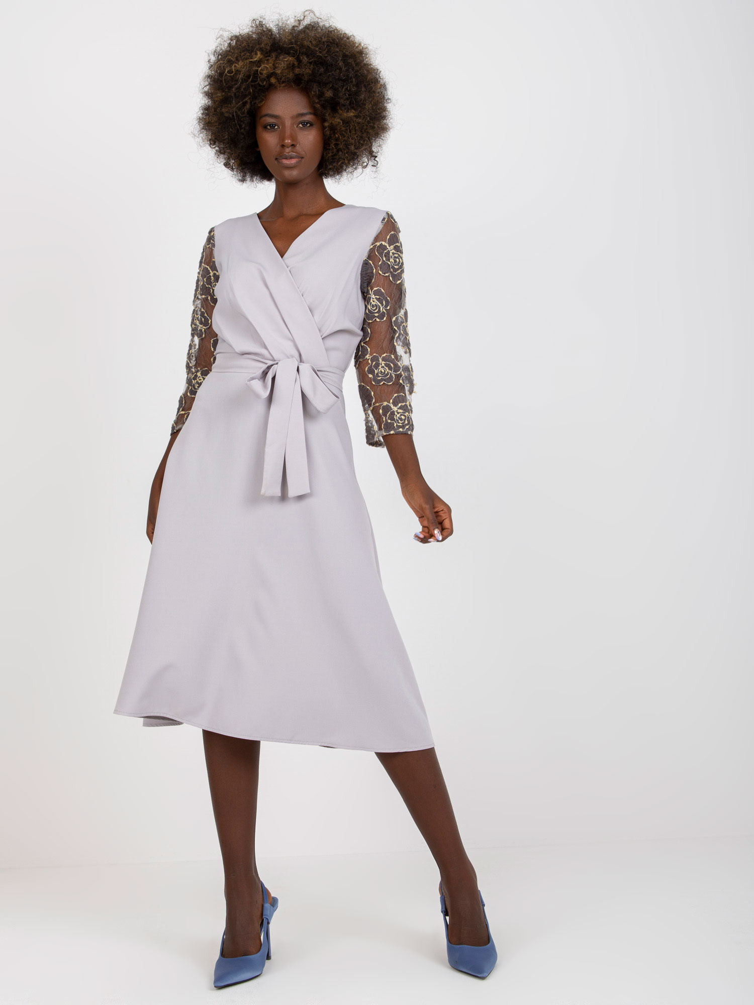 Dress-LK-SK-507860.82P-light gray