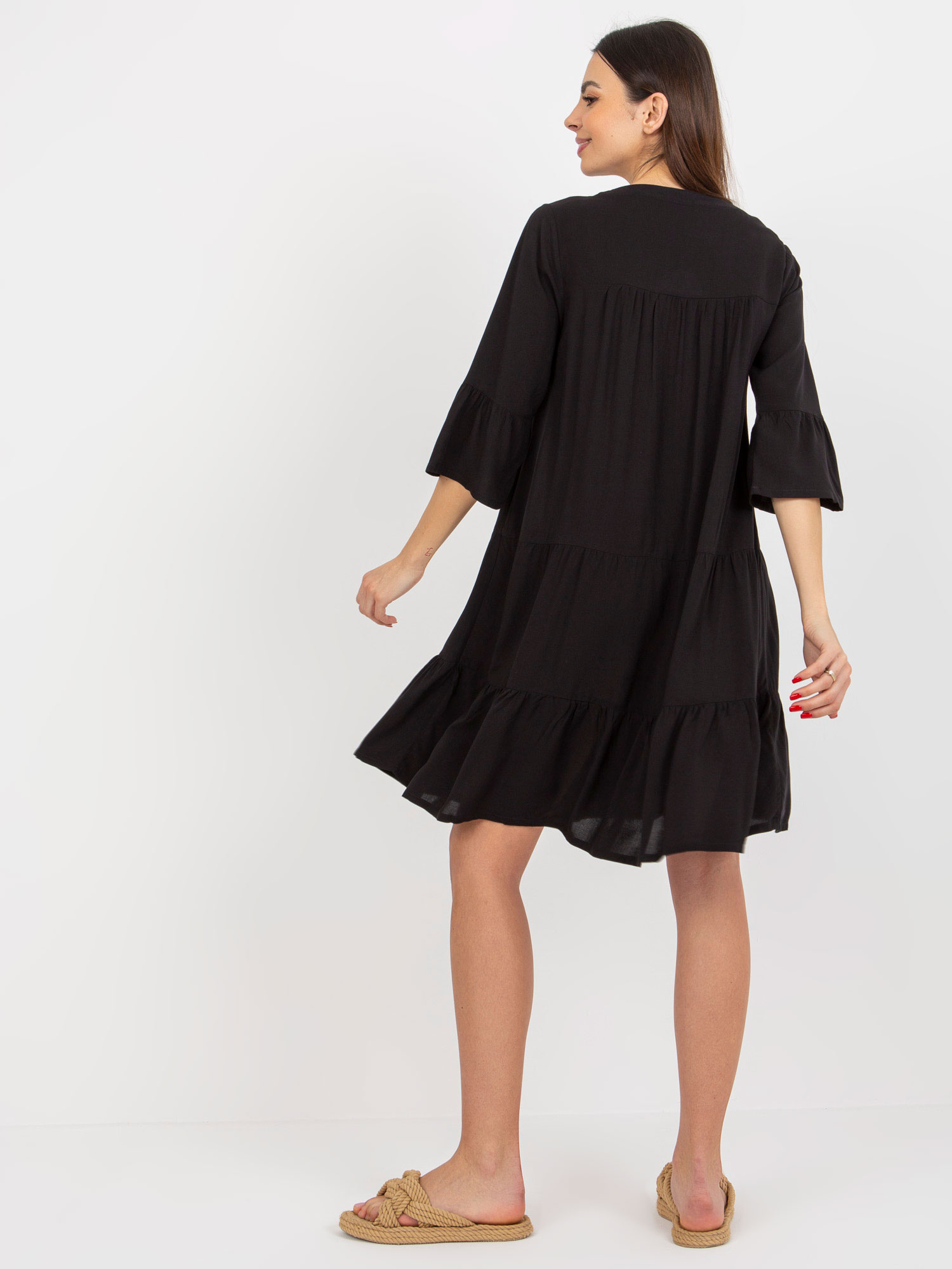 Dress-D73761M30214B-black