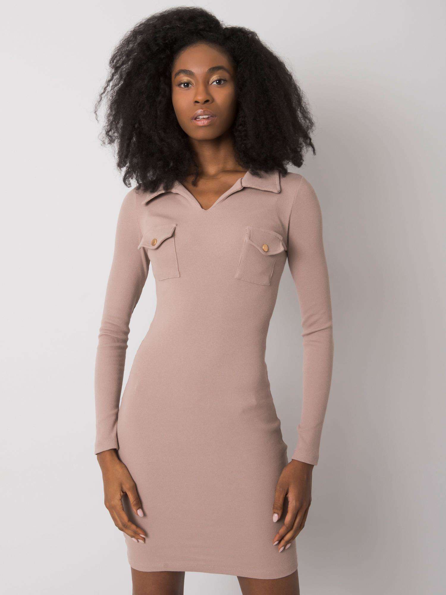Dress-RV-SK-7435.38-dark beige