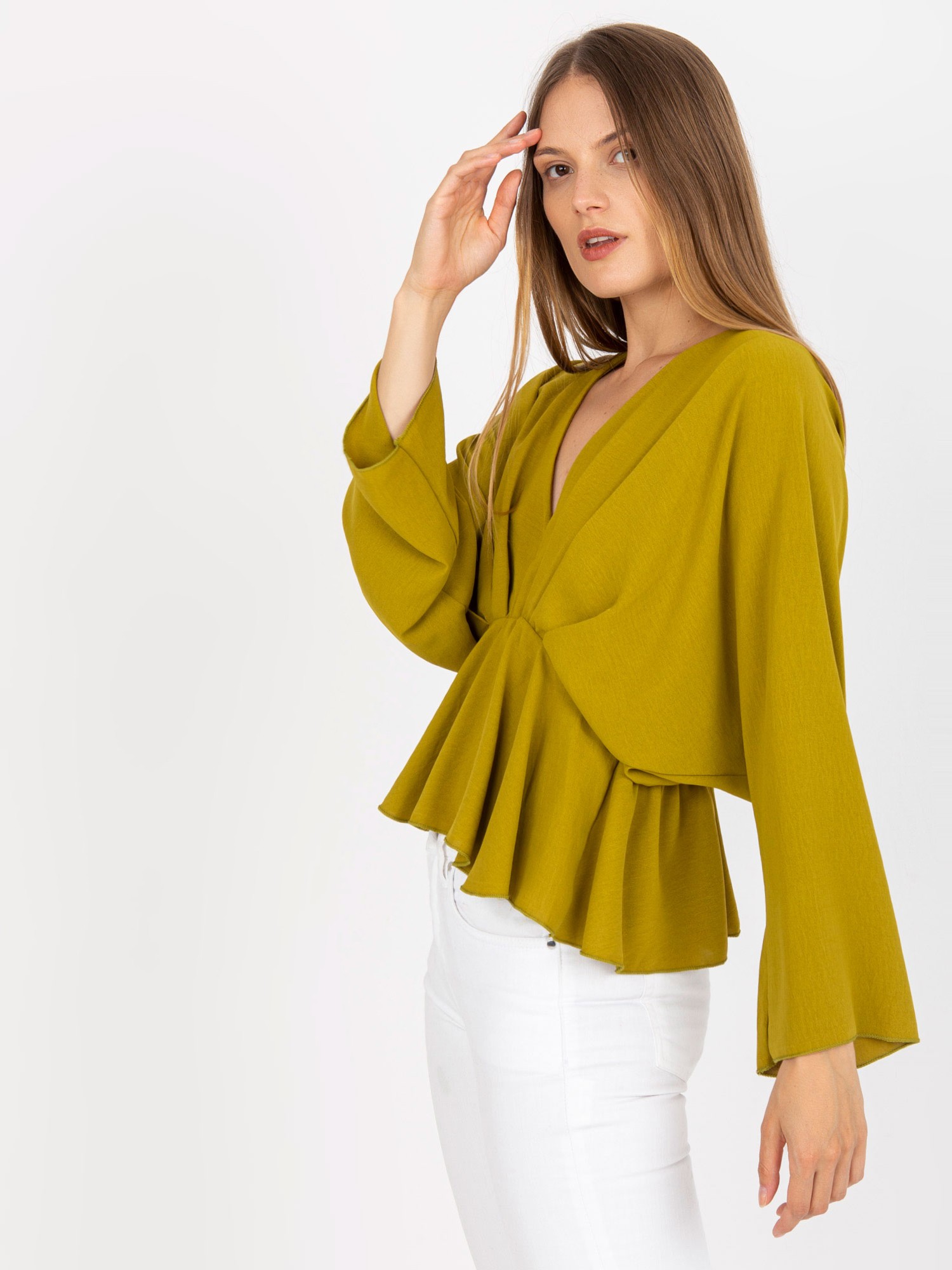 Blouse-DHJ-BZ-11979.67-olive