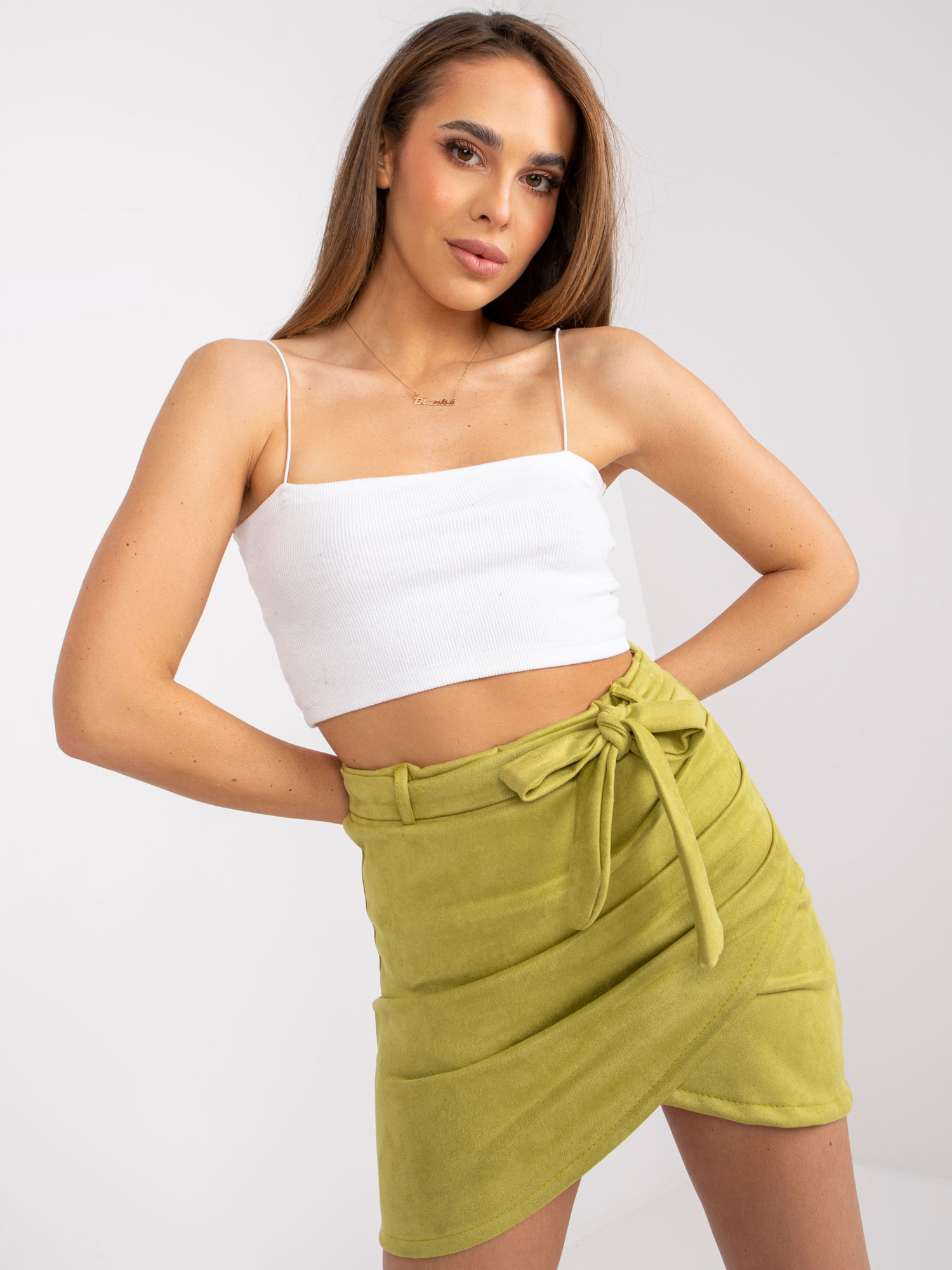 Skirt-DHJ-SD-15680.28X-Lime