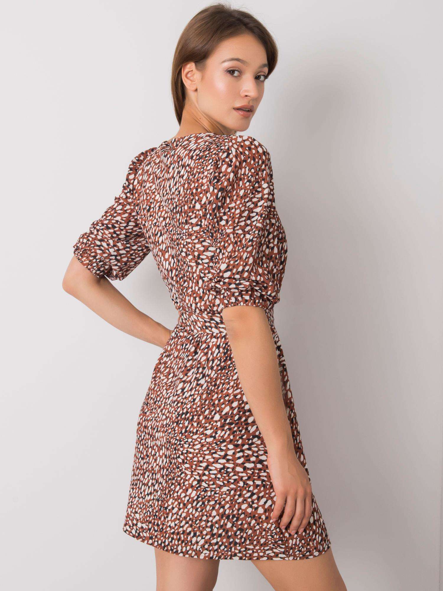 Dress-LK-SK-508079.47P-brown