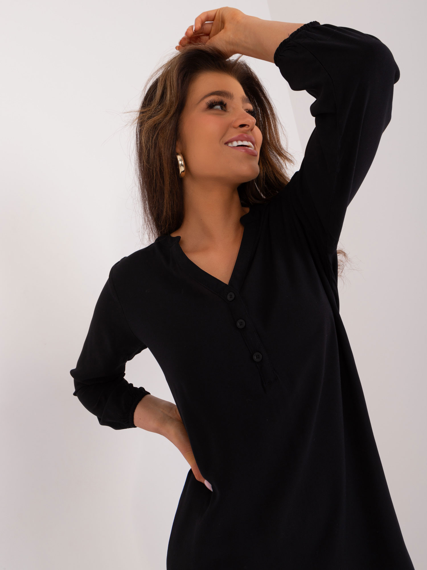 Dress-D73761M30427A-black