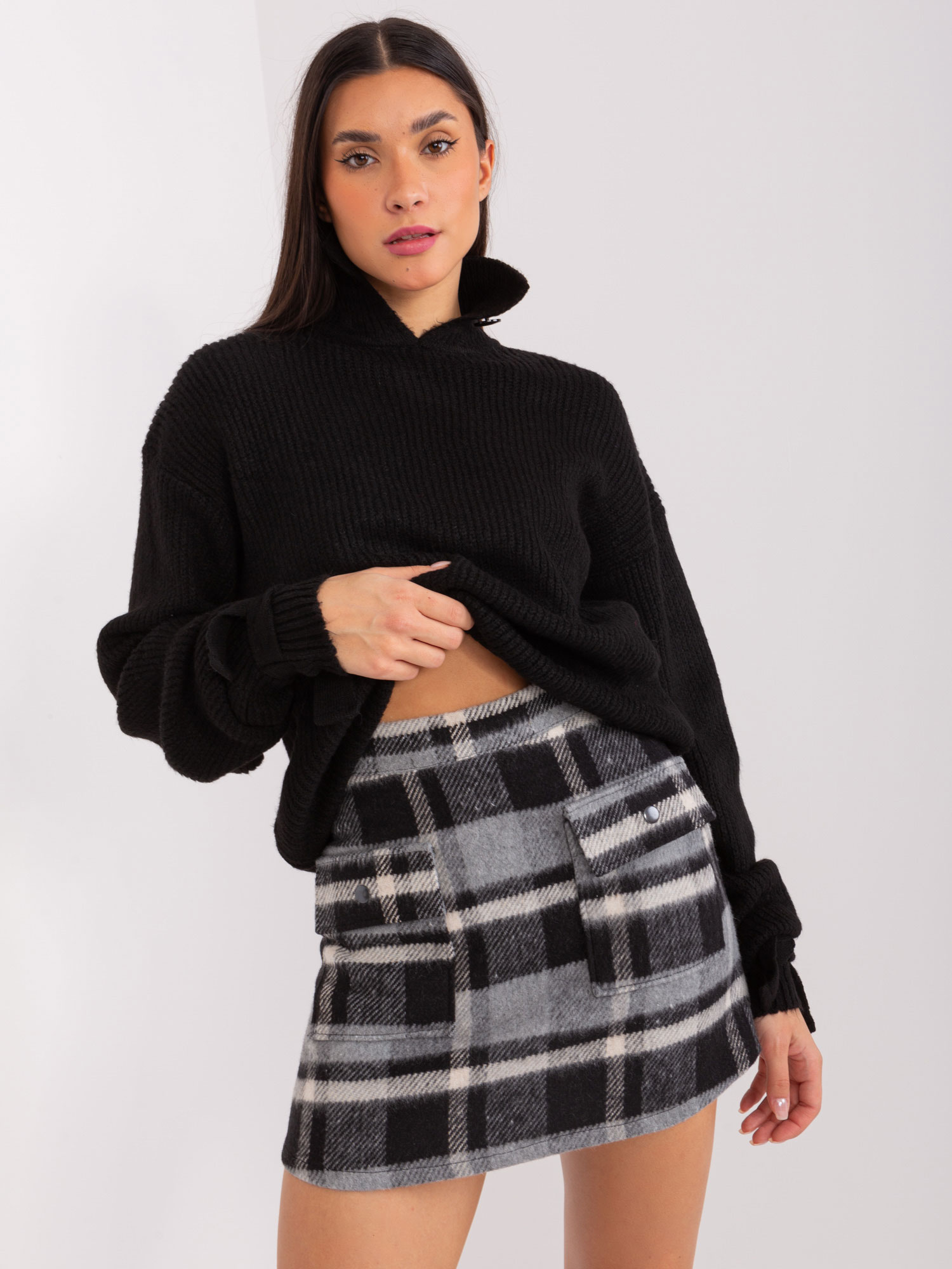 Skirt-LK-SD-508389.06P-dark gray