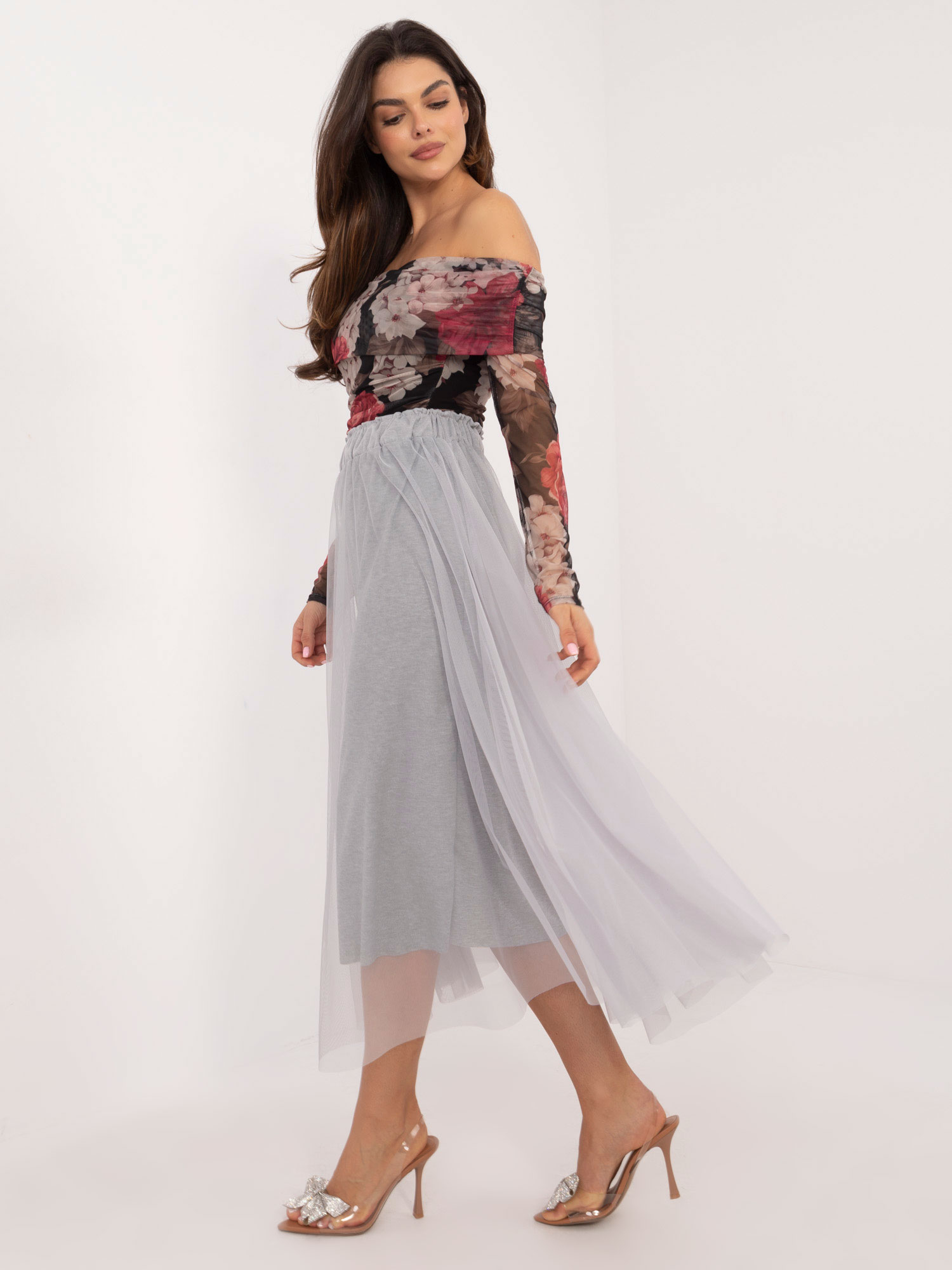 Skirt-DHJ-SD-19568.13X-gray