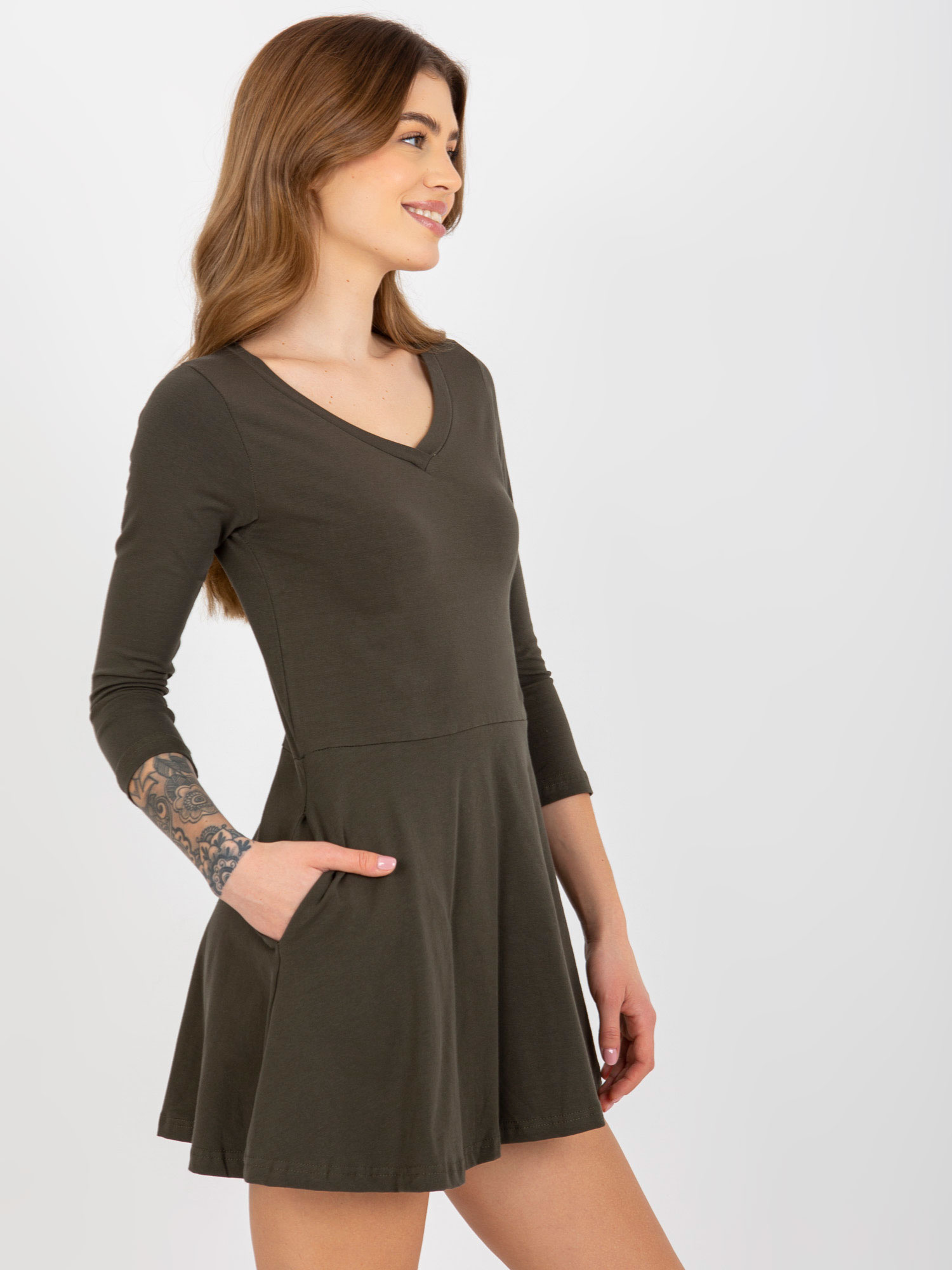 Dress-EM-SK-HW/20-309.11P-khaki