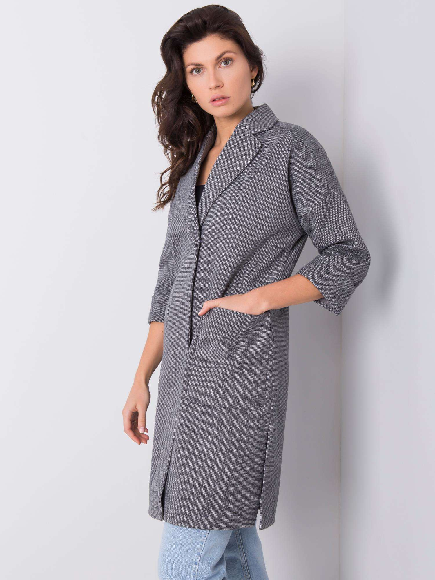 Coat RL-PL-2718.29P-dark grey