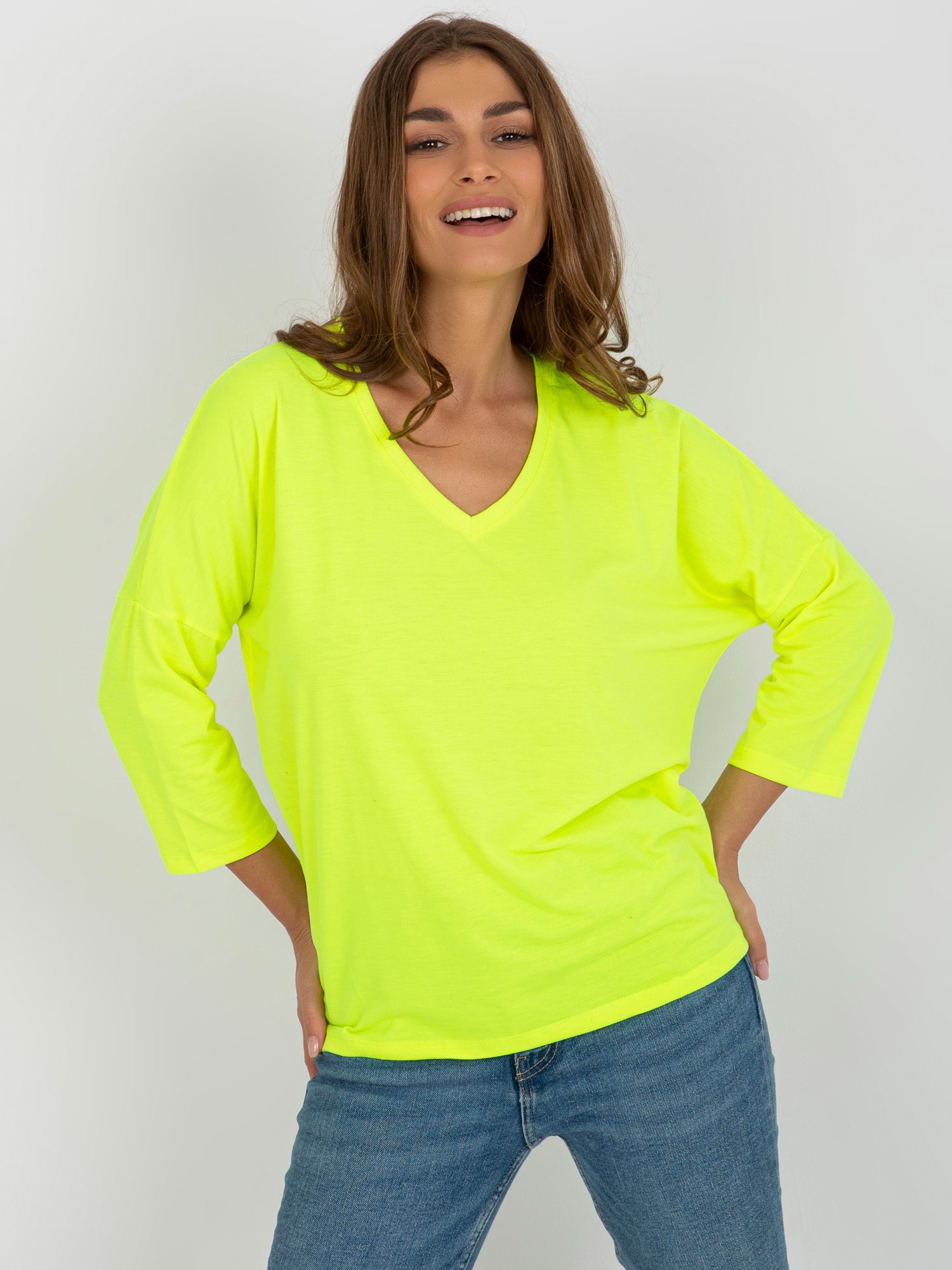 Blouse-RV-BZ-7663.05-fluo yellow