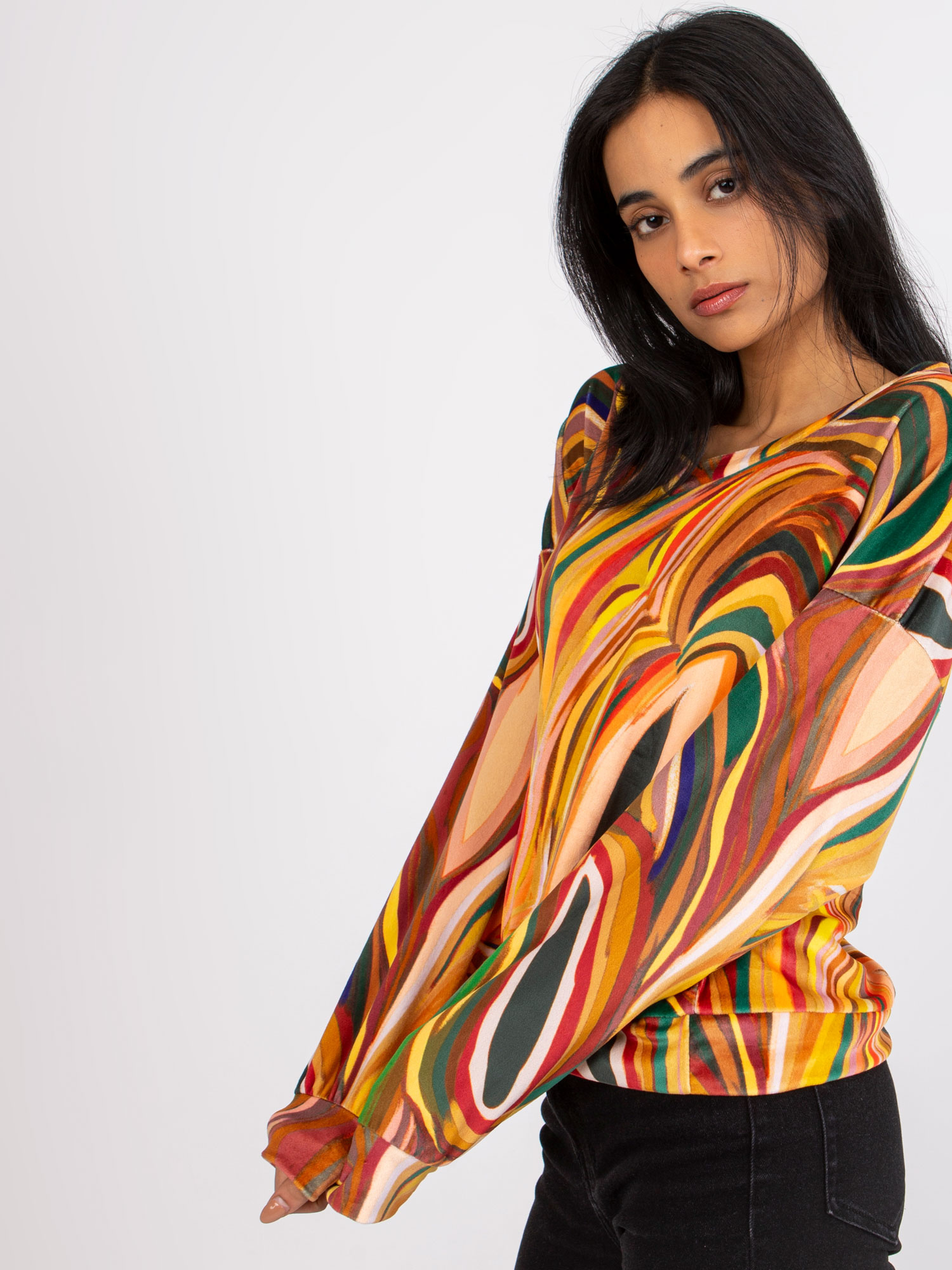 Blouse-DHJ-BZ-6033.21P-dark yellow