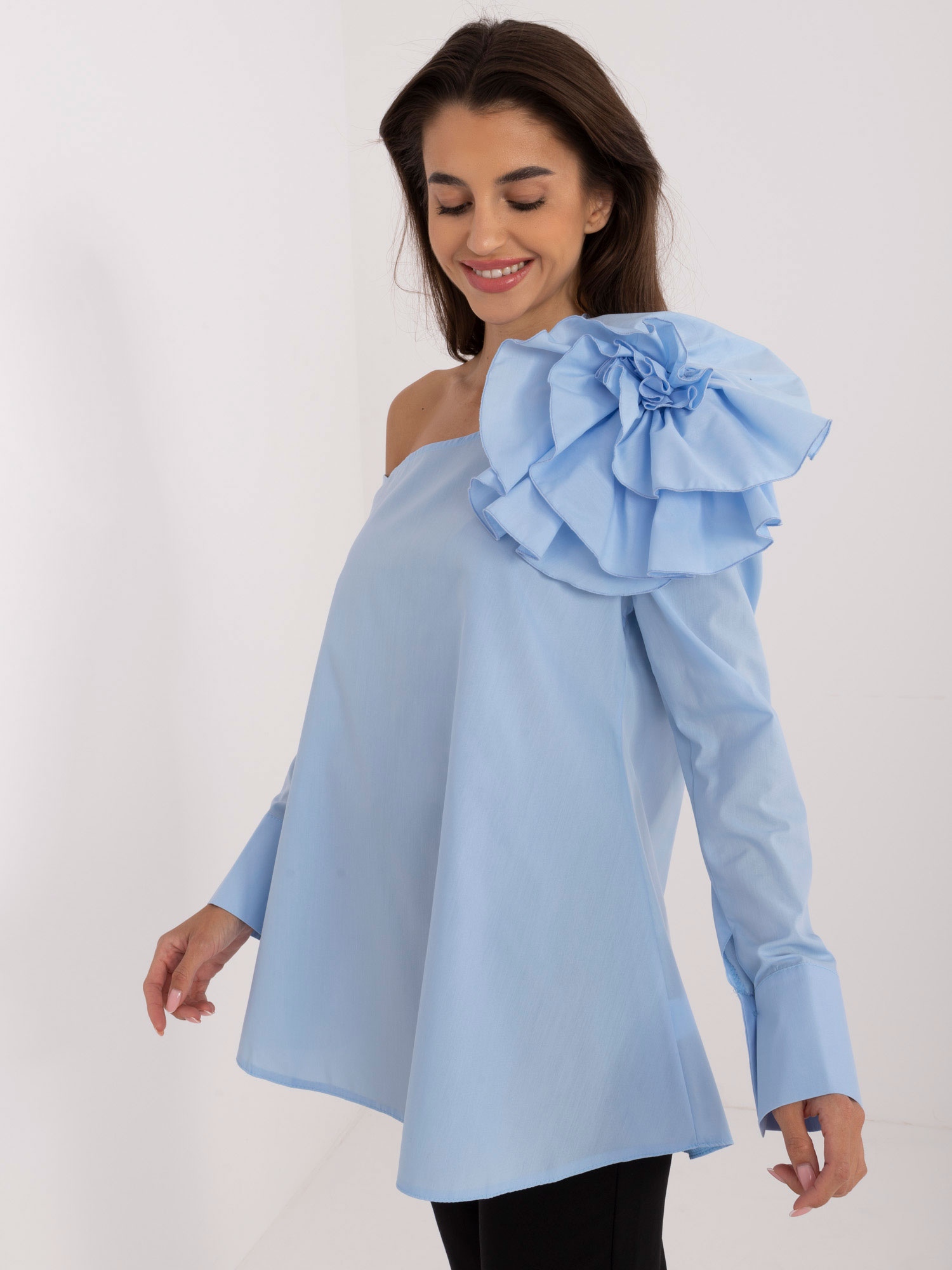 Blouse-LK-BZ-509656.21-light blue