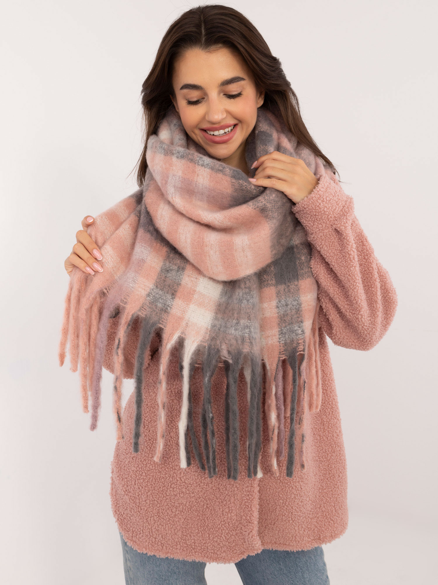 Scarf-AT-SZ-231301.49-grey-pink