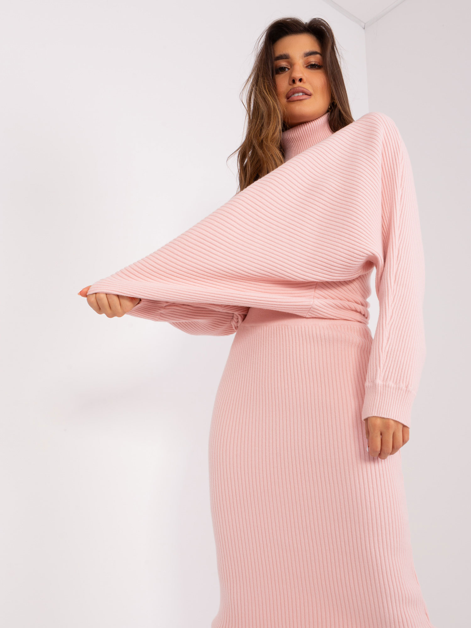 Skirt-AT-SD-2331.00P-Light Pink