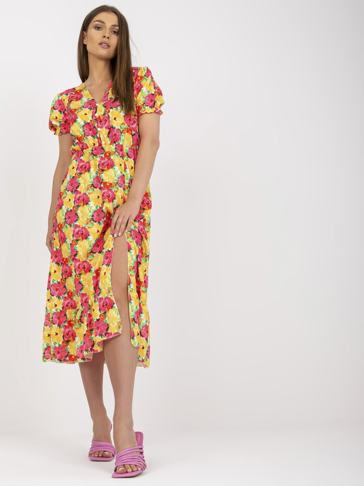Dress-DHJ-SK-7006-3.39-yellow
