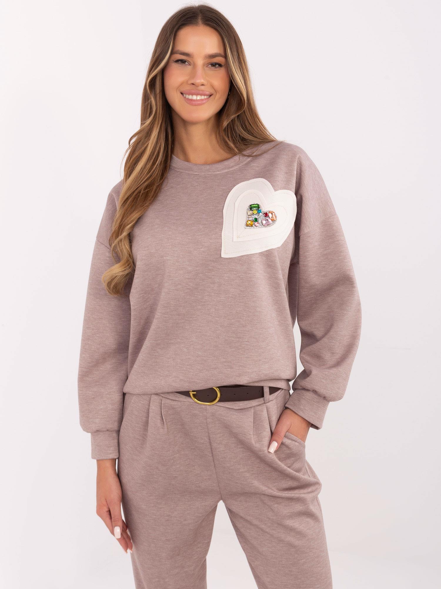 Sweatshirt-DHJ-BL-20322.72-dark beige