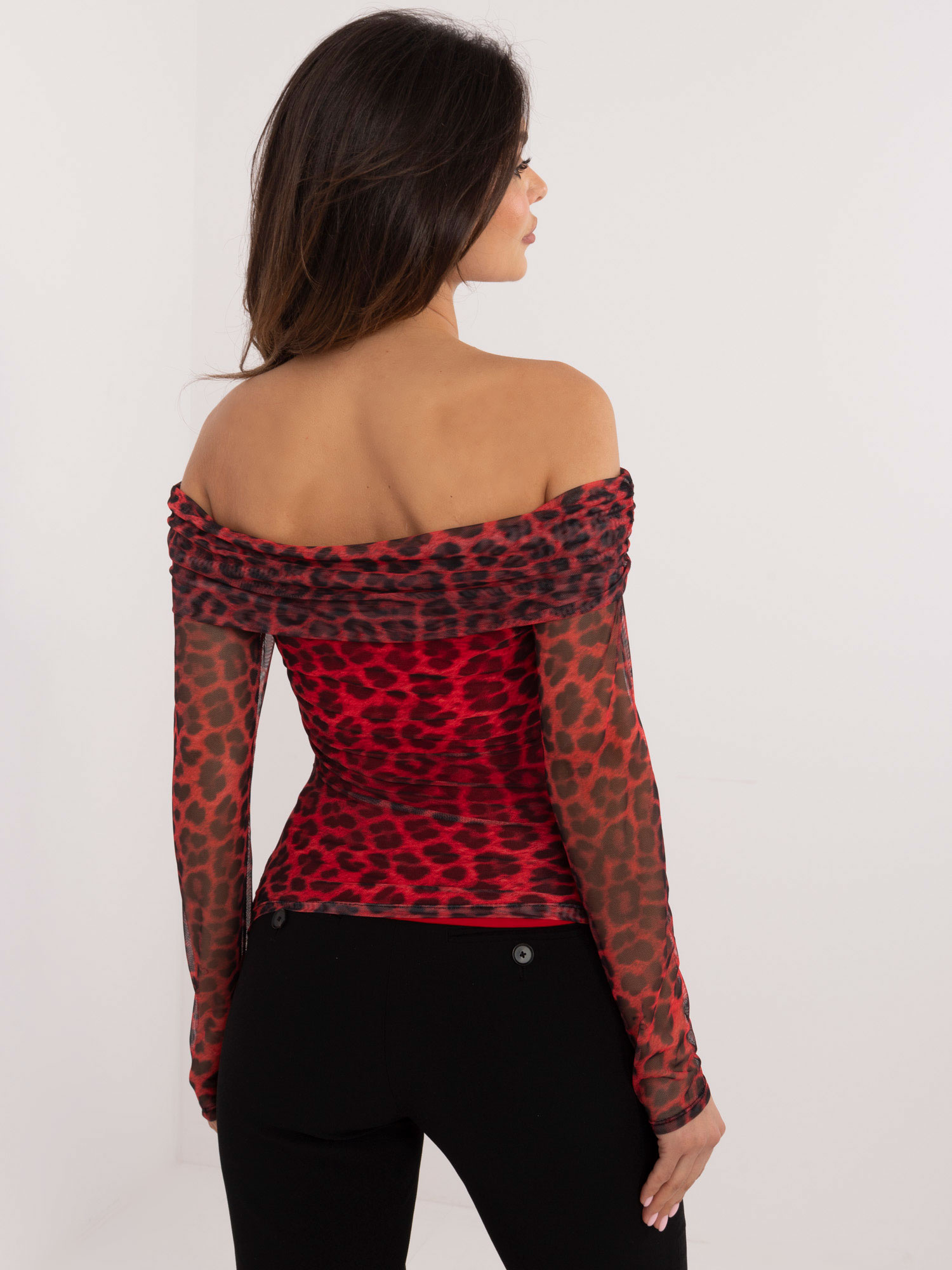 Blouse-DHJ-BZ-18701.59-red