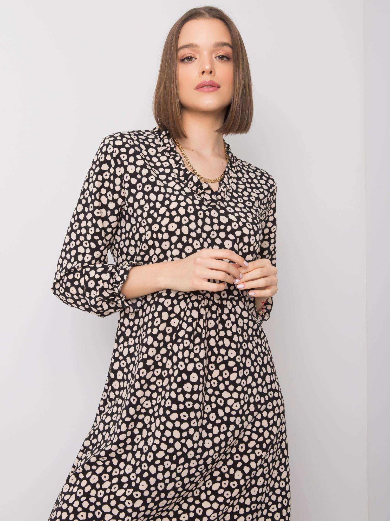 Dress-WN-SK-R817.66-black-beige