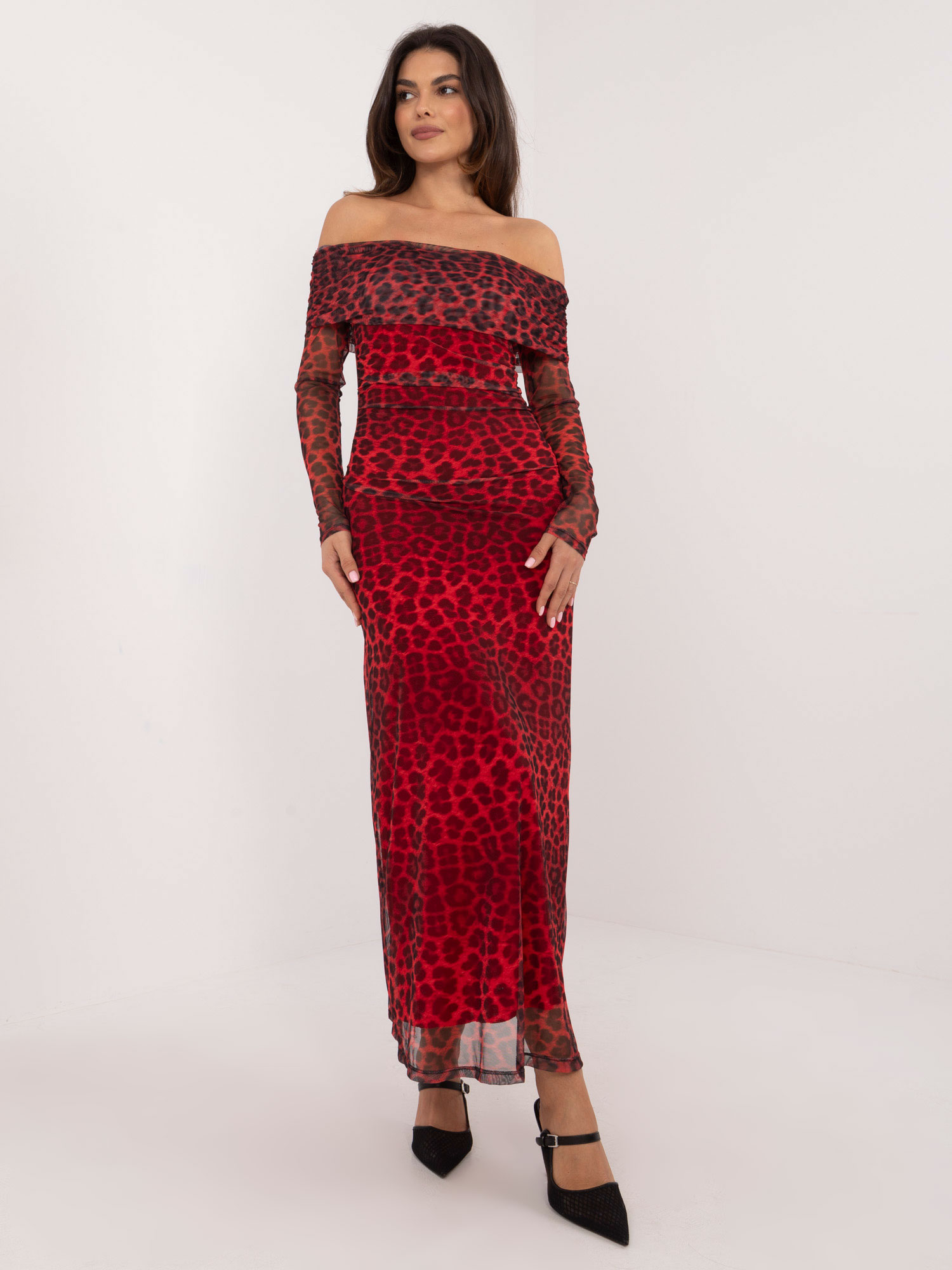 Dress-DHJ-SK-18702.40-red