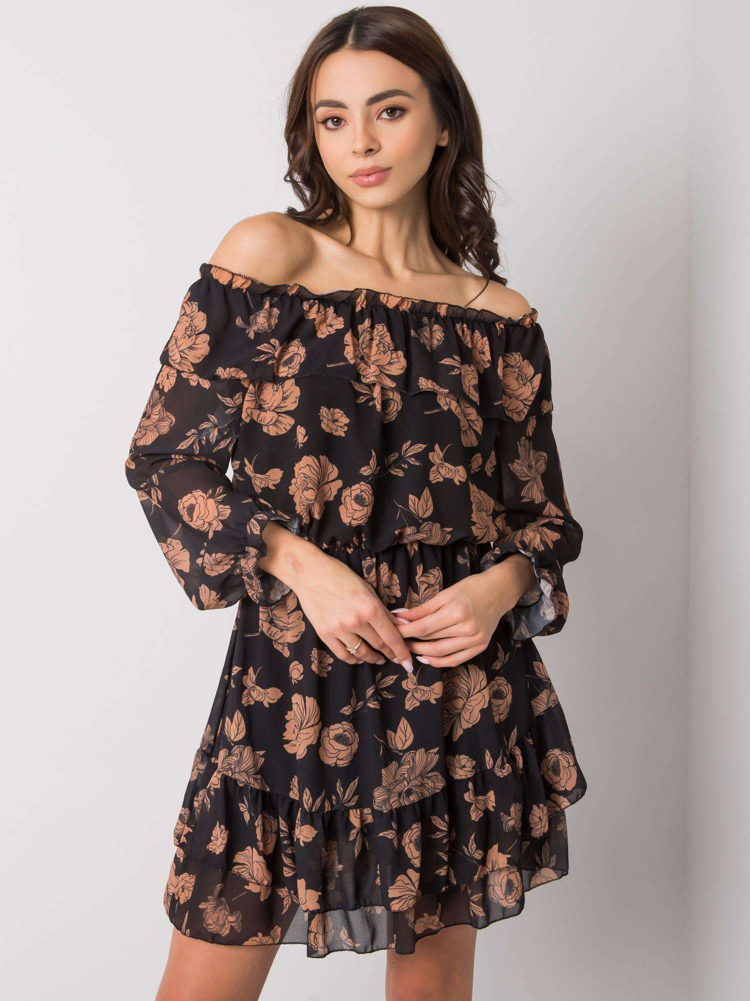 Dress-DHJ-SK-15015.56P-camel