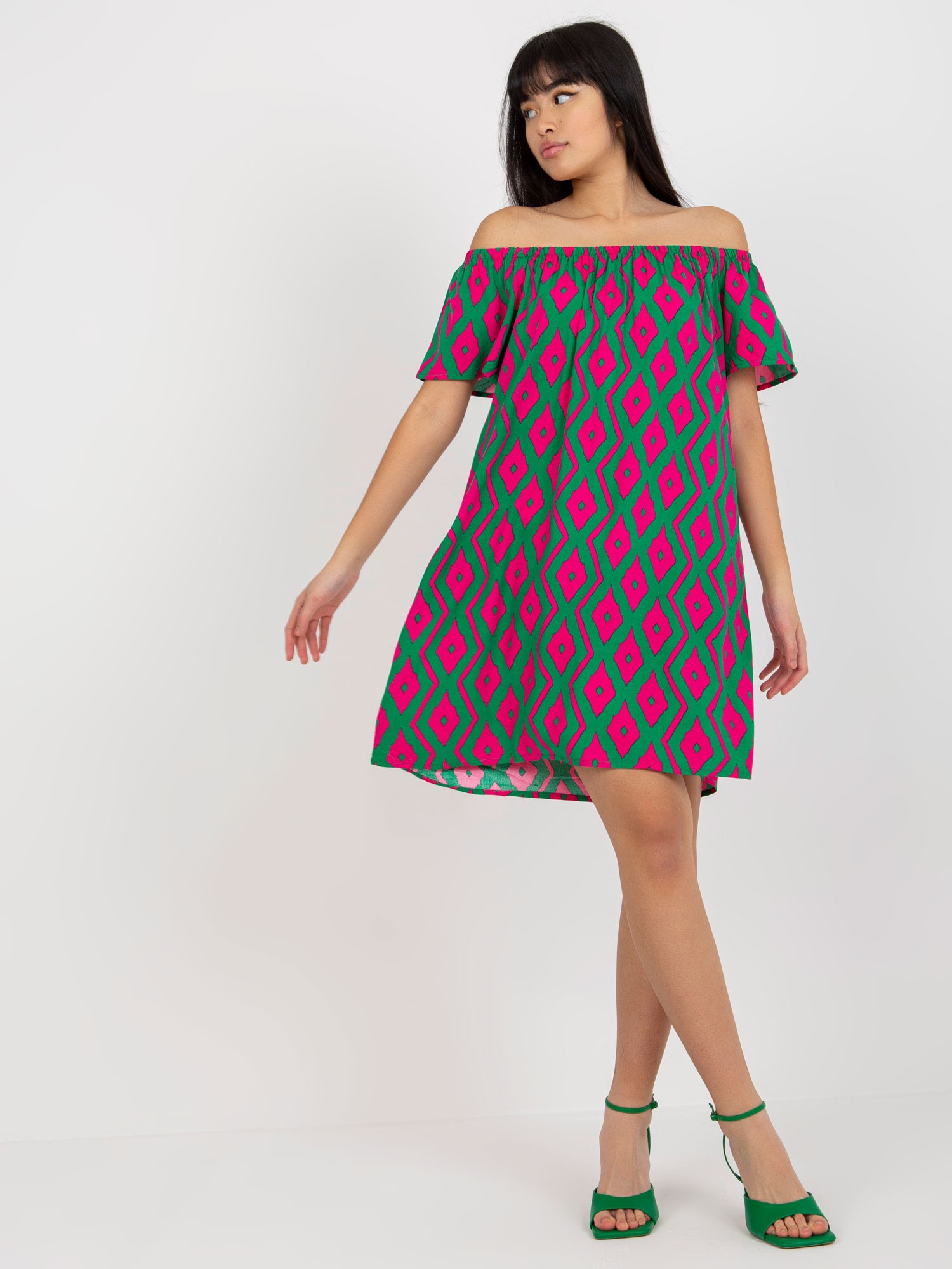 Dress-D73771R30145J-green