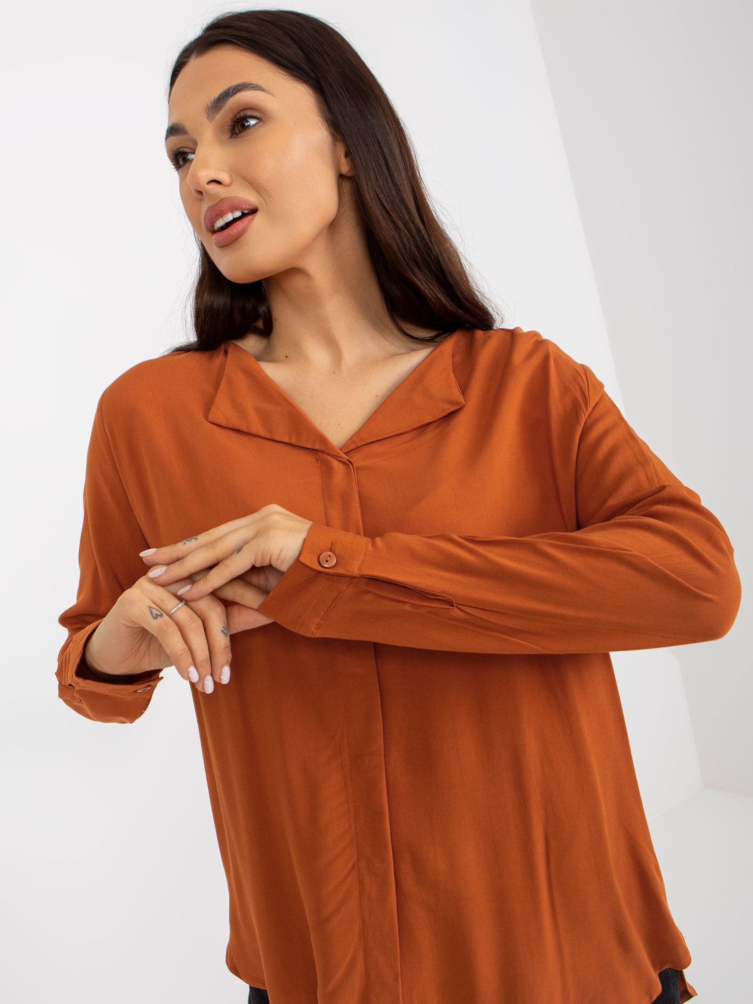 Blouse-D73761M10997C-light brown