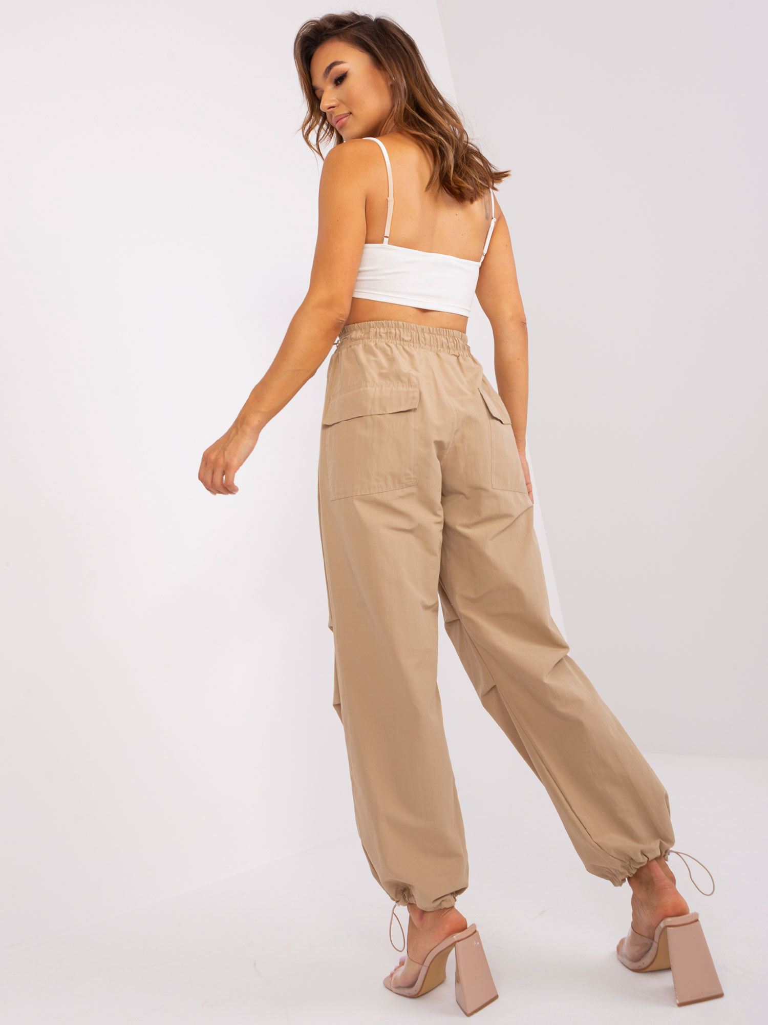 Trousers-TW-SP-OB056.86P-dark beige