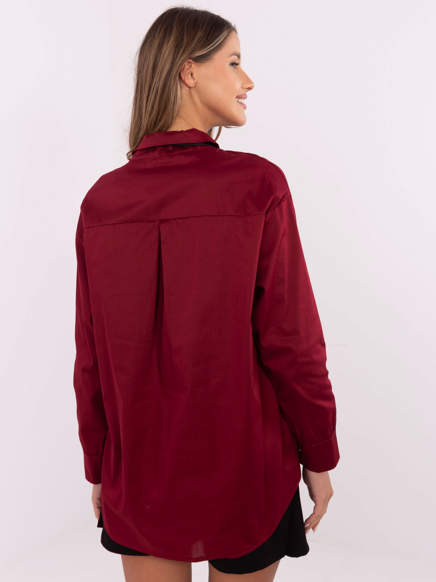 Shirt-DHJ-KS-9236.92P-burgundy