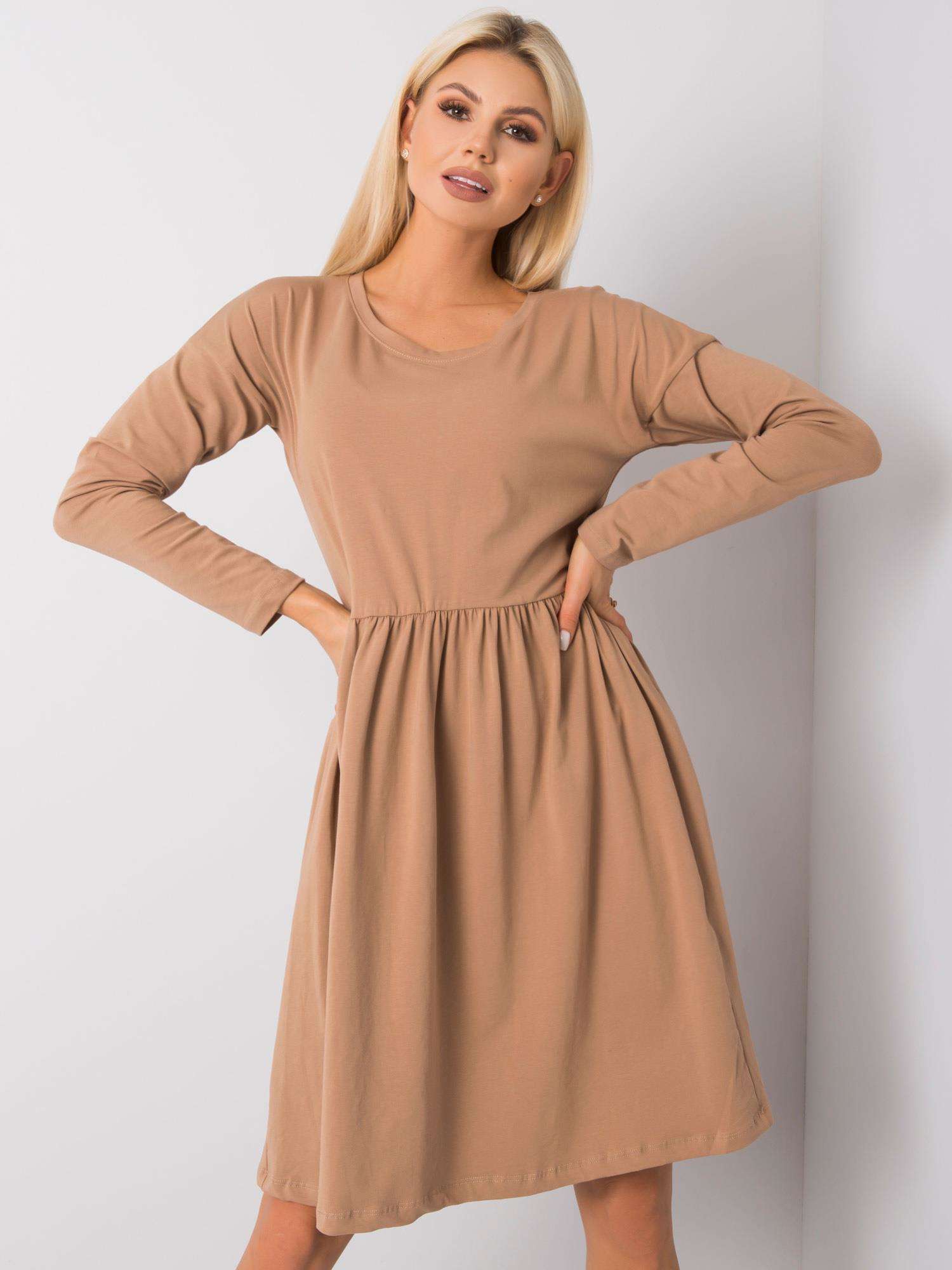 Dress-RV-SK-5889.41P-camel
