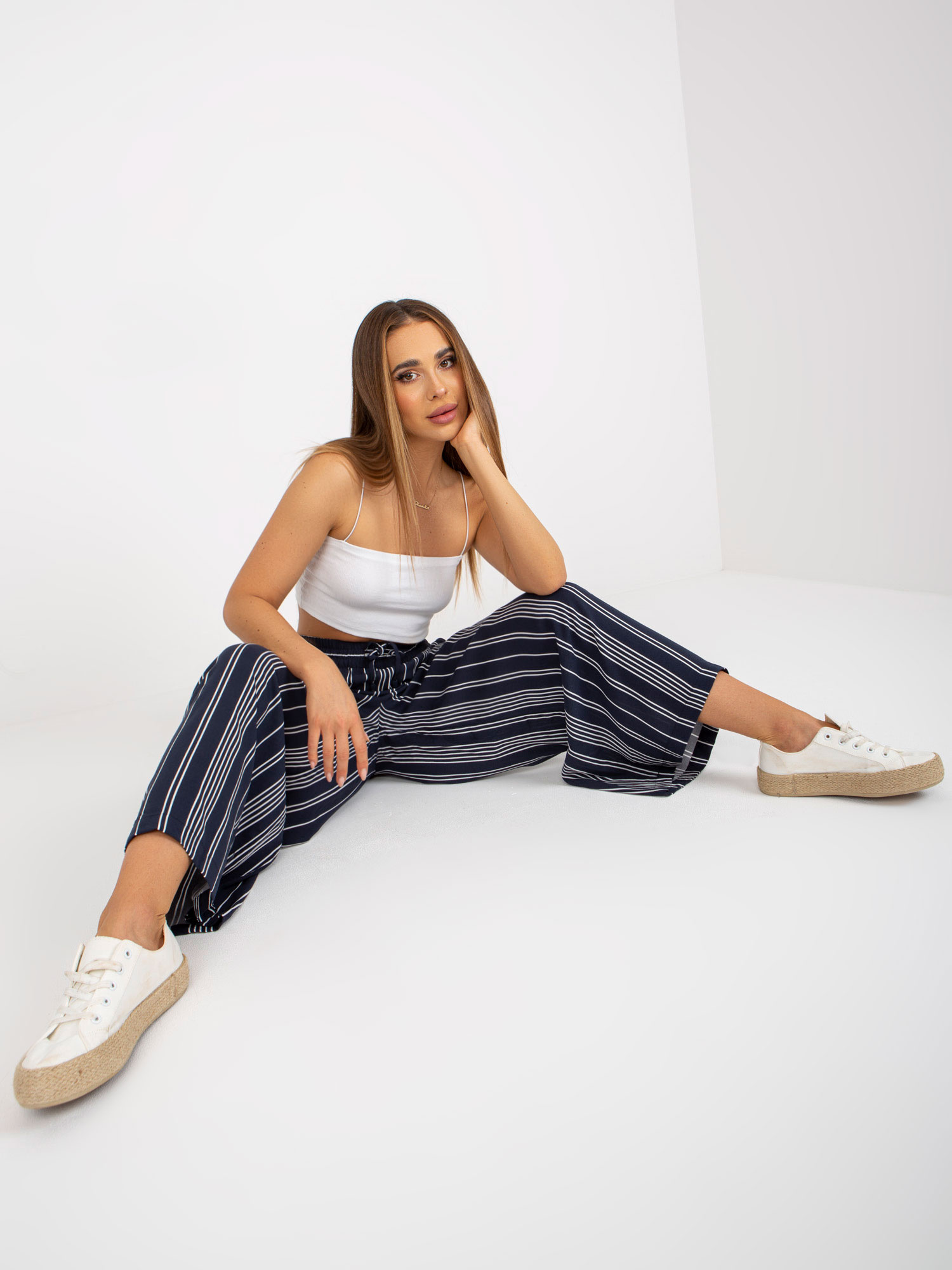 Pants-D73771M62237A-navy blue