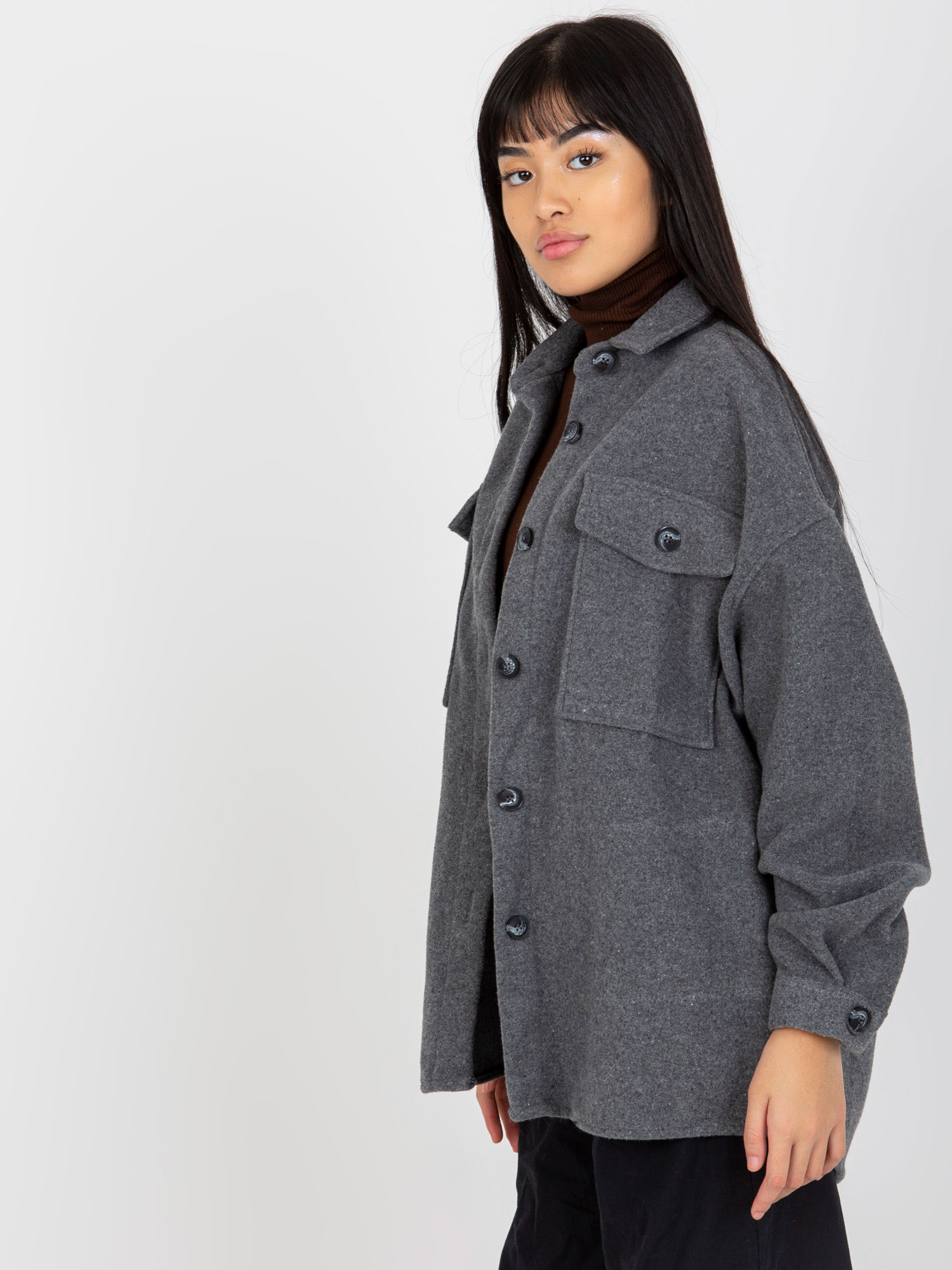 Shirt-DN-KS-4005.99P-dark gray
