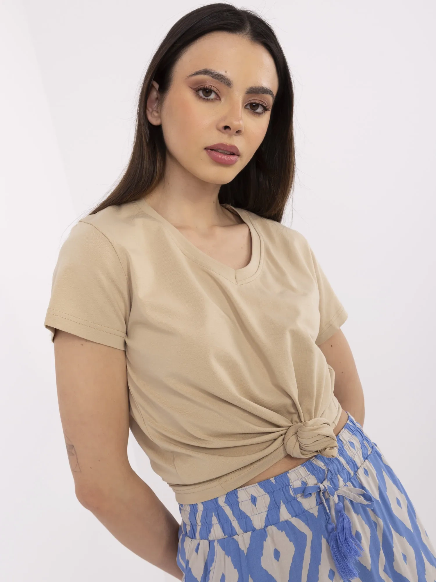 T-shirt-CLM-TS-1639.12-beige