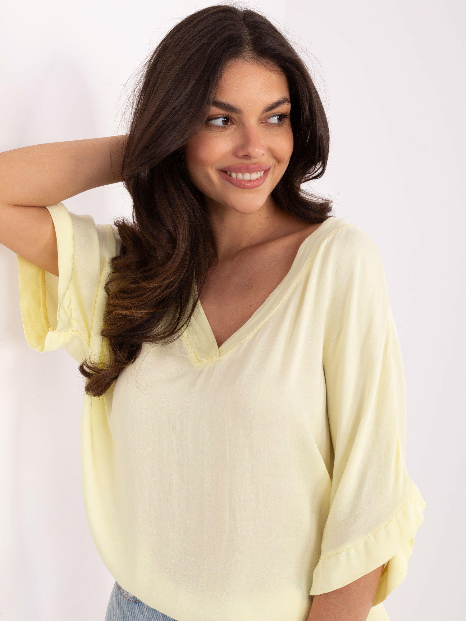 Blouse-TW-BZ-BI-3228.75-light yellow