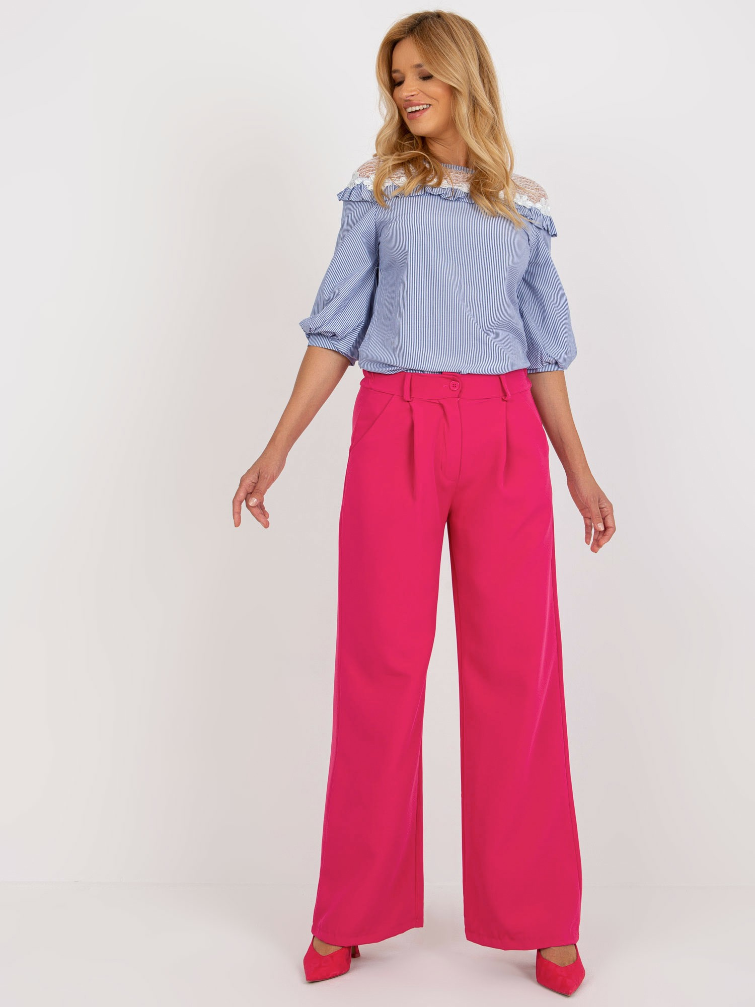 Pants-DHJ-SP-15679-1.30X-Dark Pink
