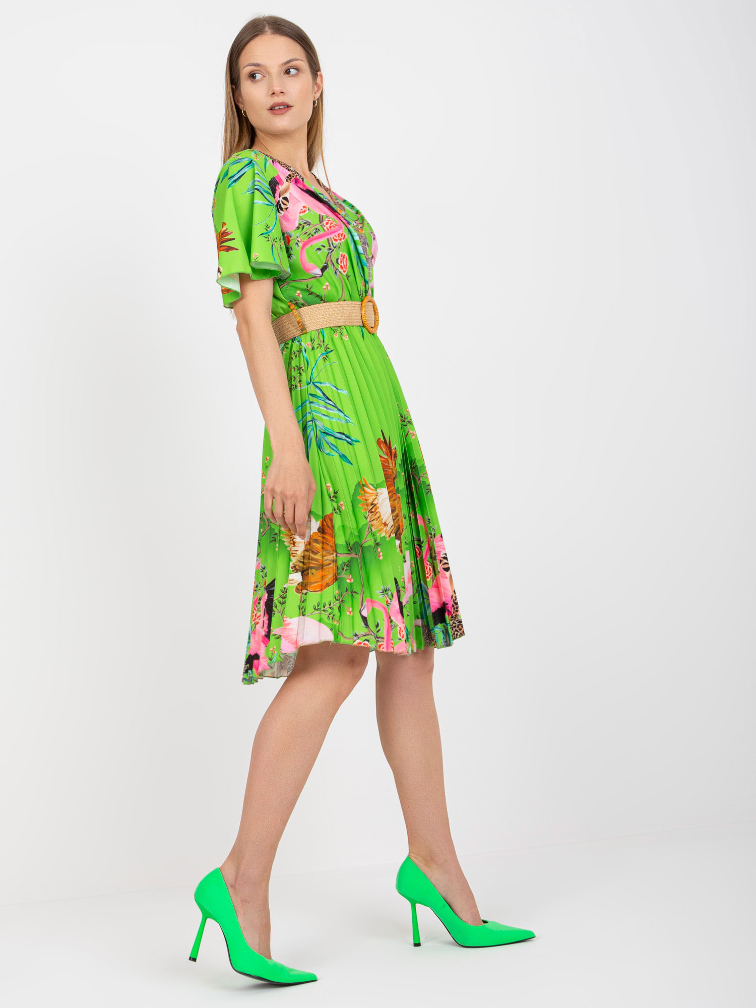 Dress-DHJ-SK-15817.32-Light Green