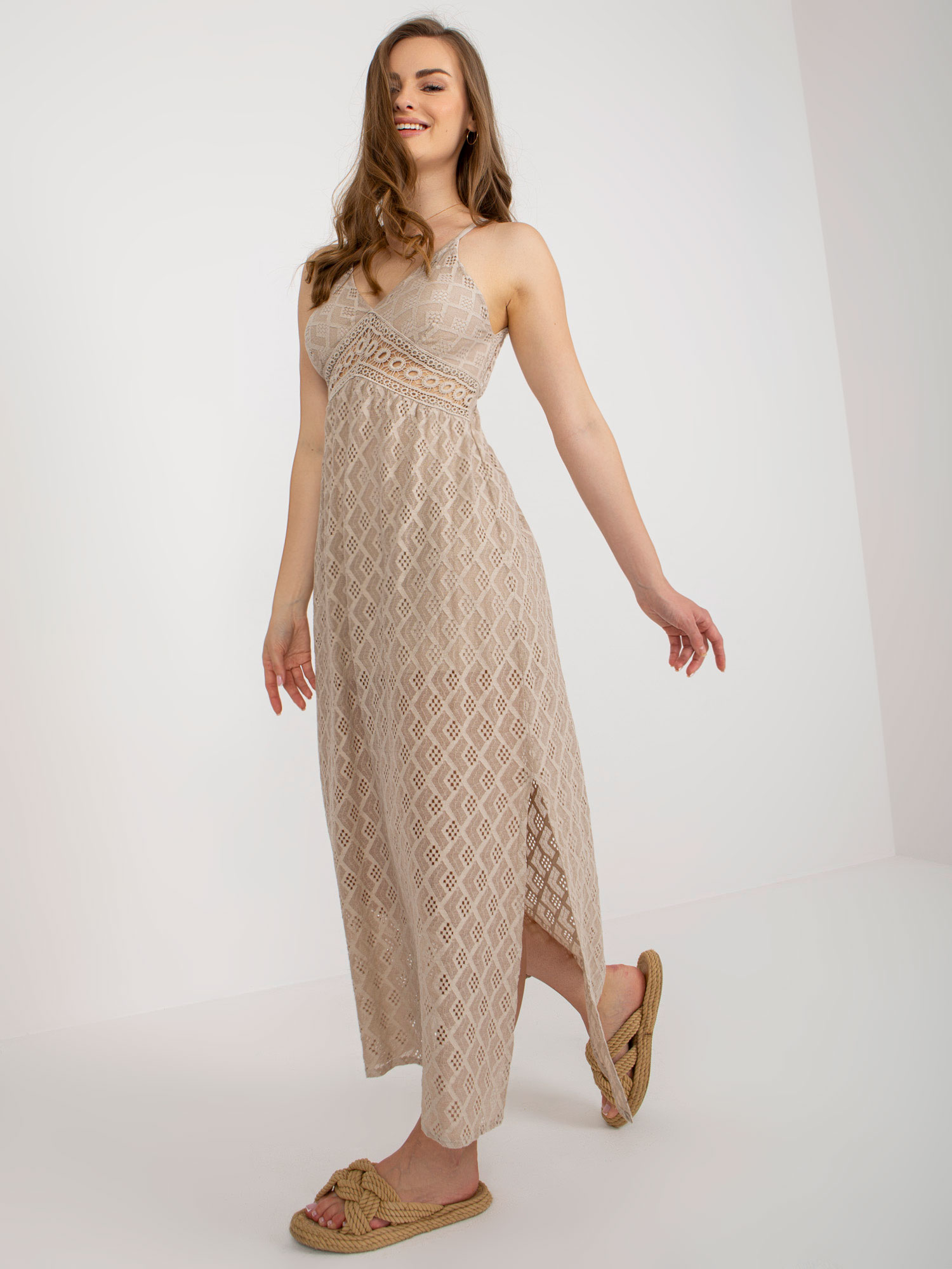 Dress-TW-SK-BI-8676.22-beige