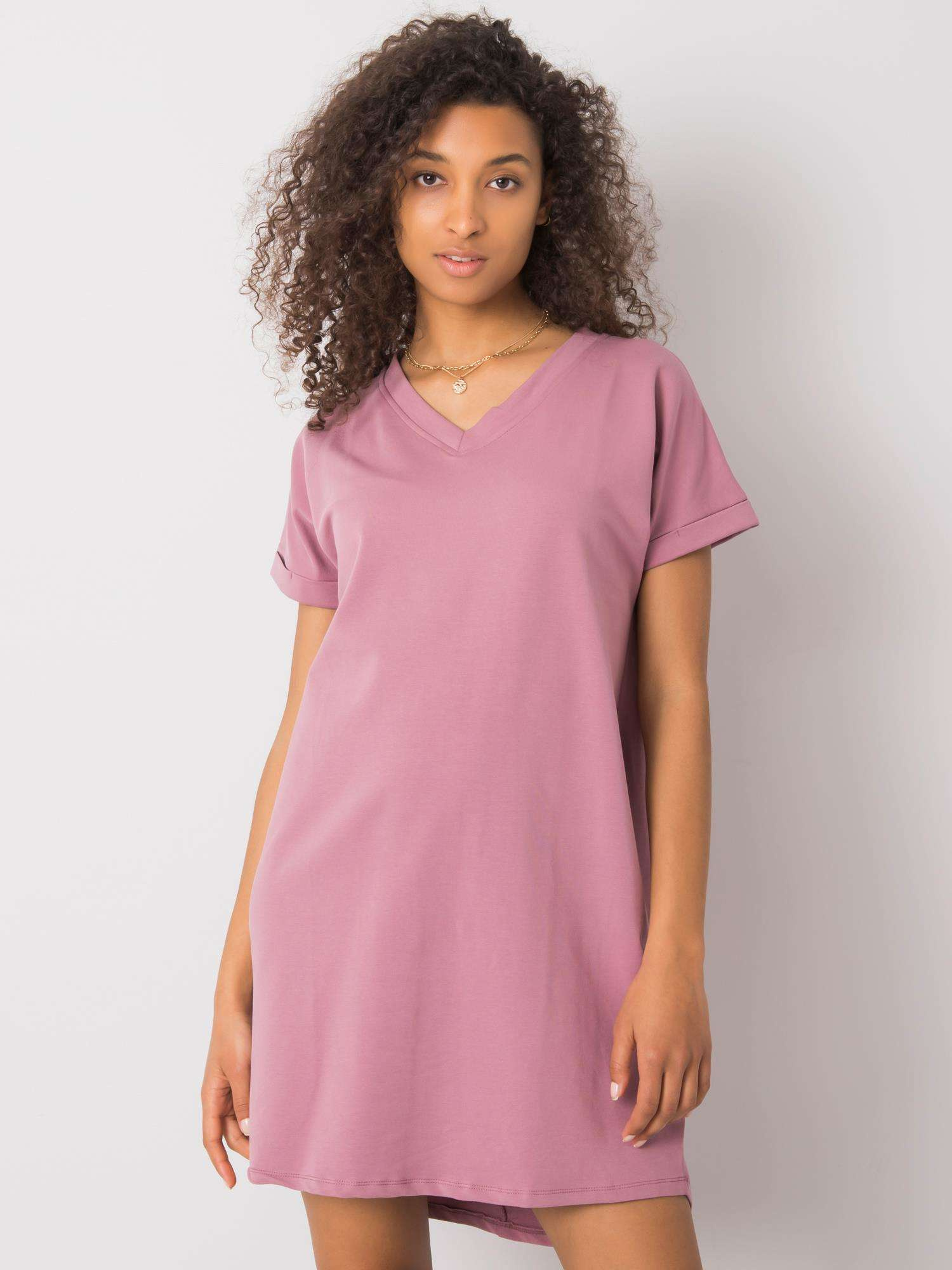 Dress-RV-SK-6757.39P-Dark Pink