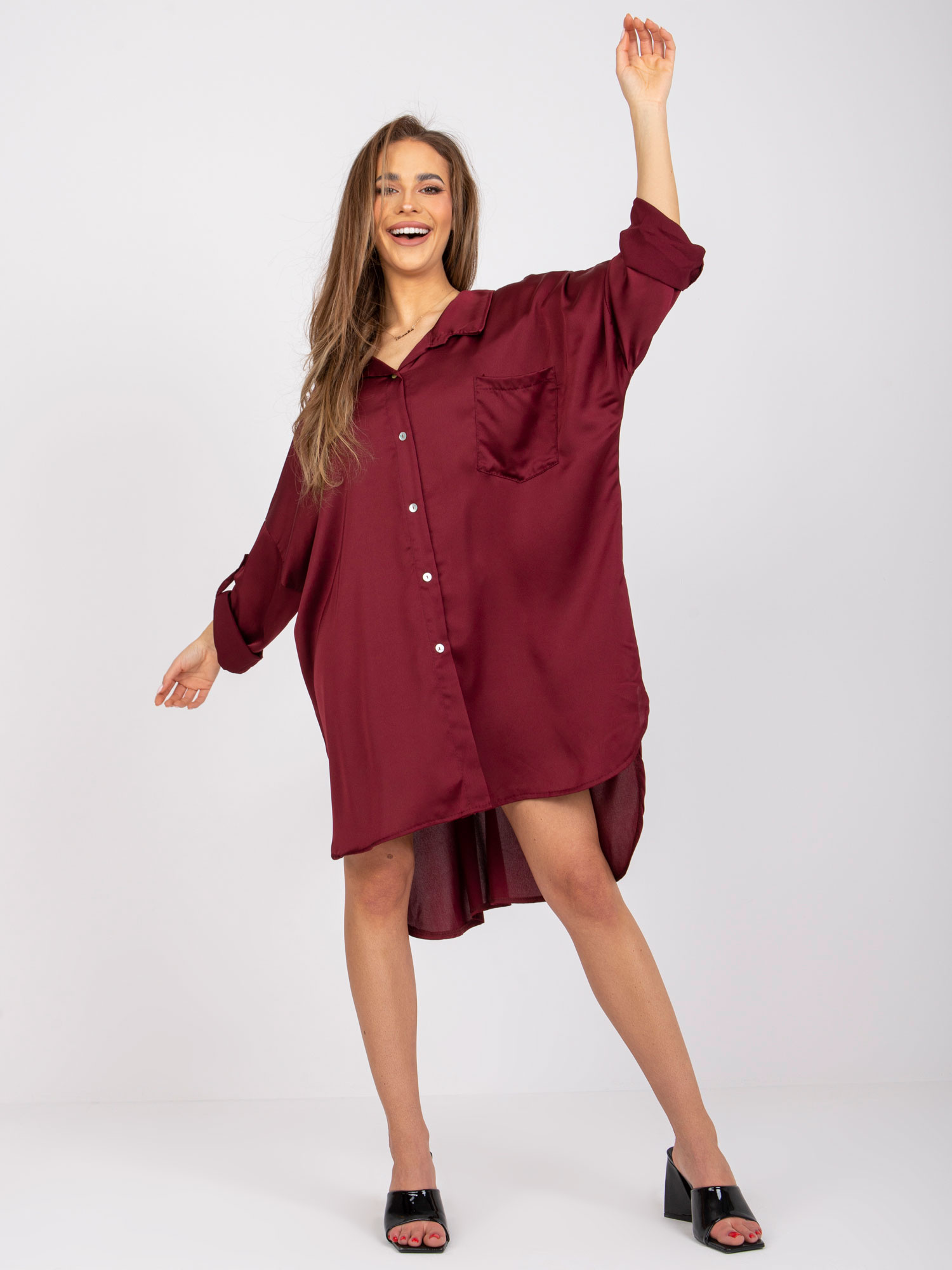 Dress-DHJ-SK-13938-1.63P-burgundy