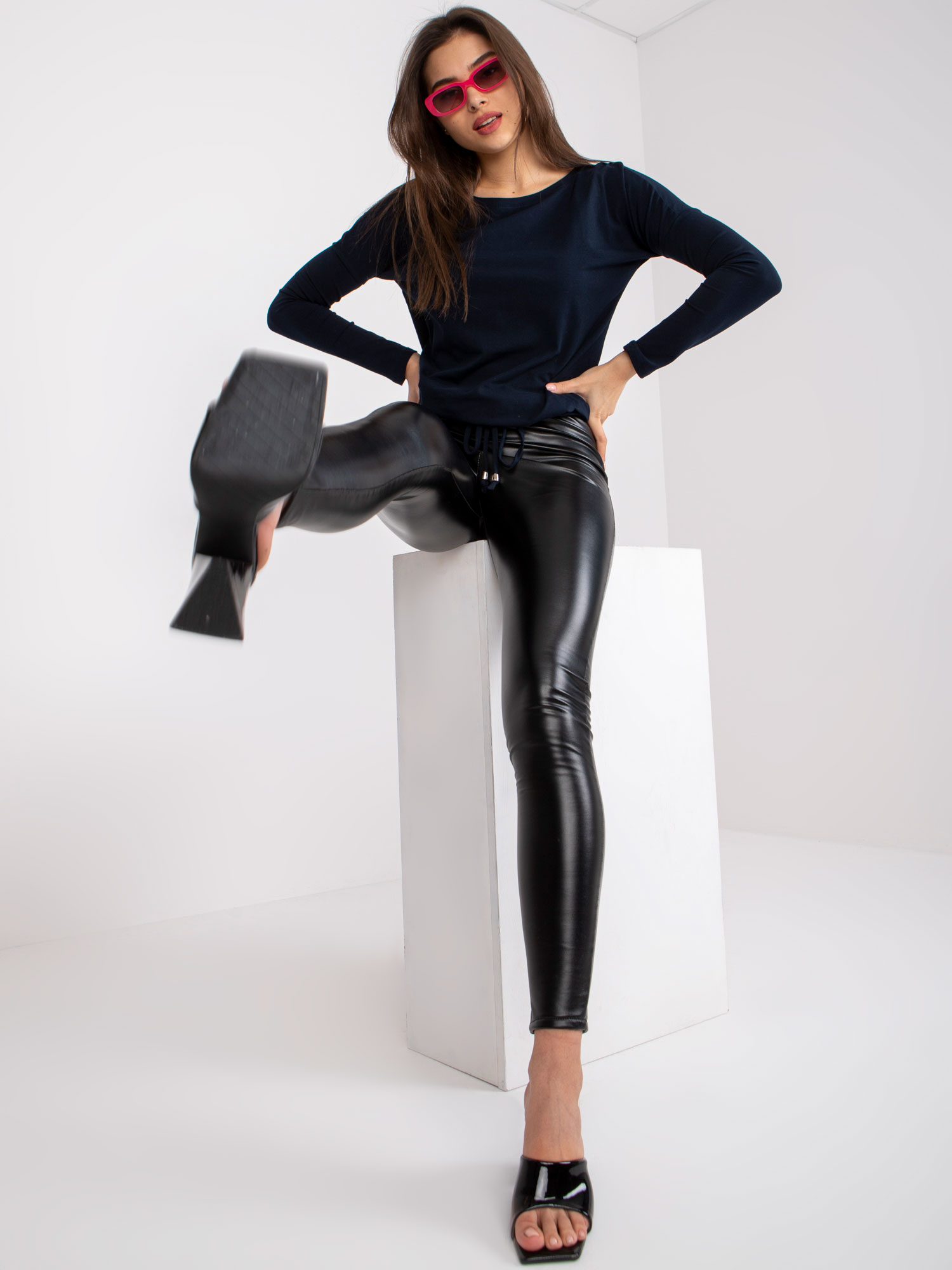 Blouse-RV-BZ-5122.13P-navy blue