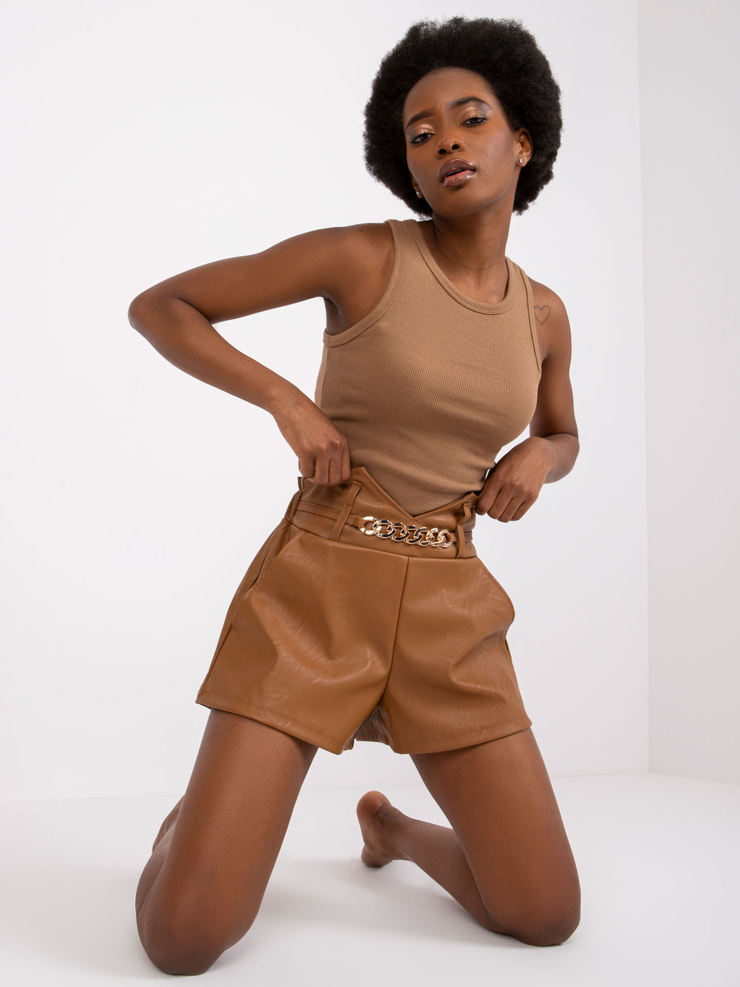 Shorts-DHJ-SN-5060.66P-camel