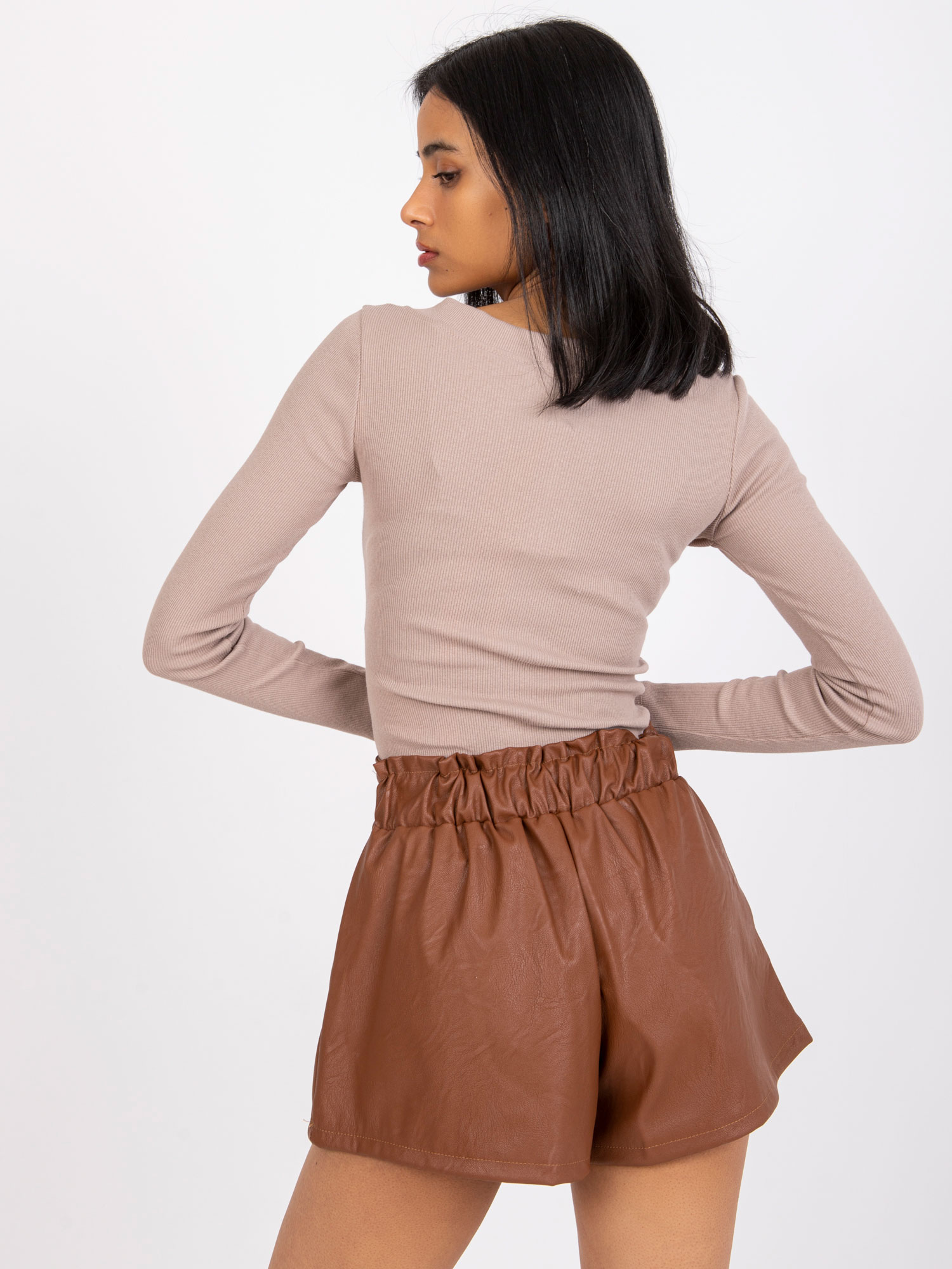 Shorts-DHJ-SN-5060.66P-brown