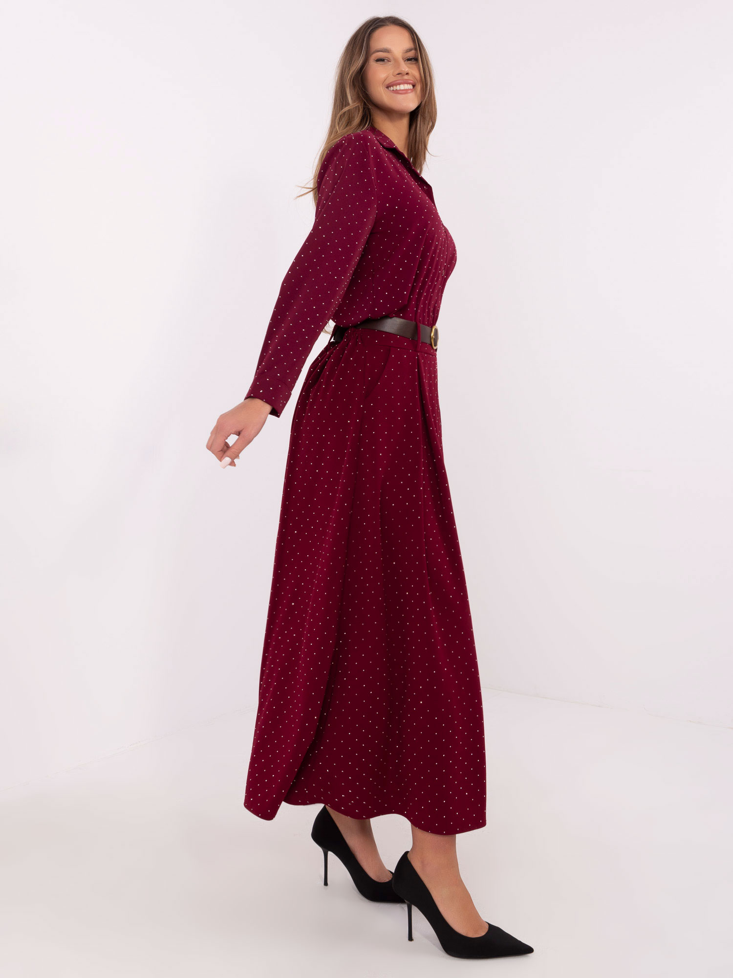 Skirt-DHJ-SD-19720-1.32-burgundy