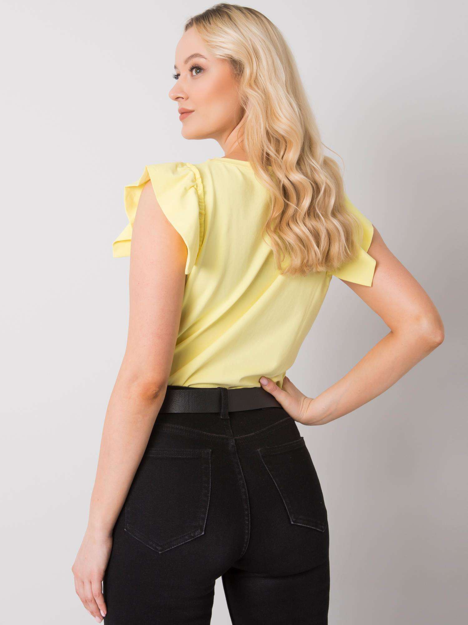 Blouse-FA-BZ-7191.10P-light yellow