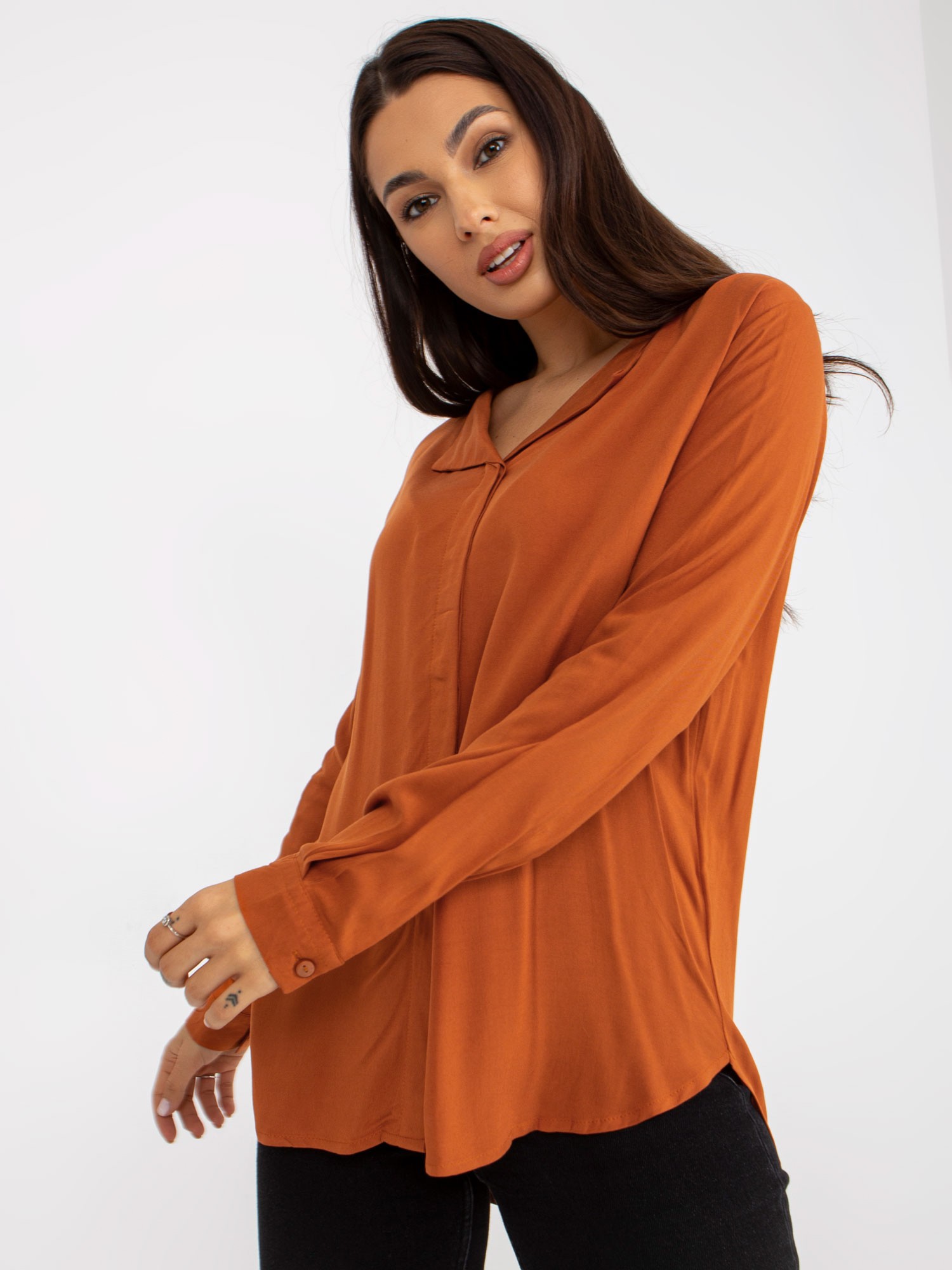 Blouse-D73761M10997C-light brown