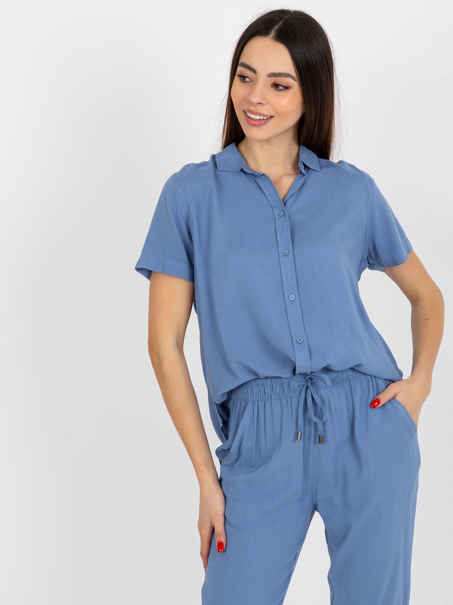 Blouse-D73761M11063B-blue