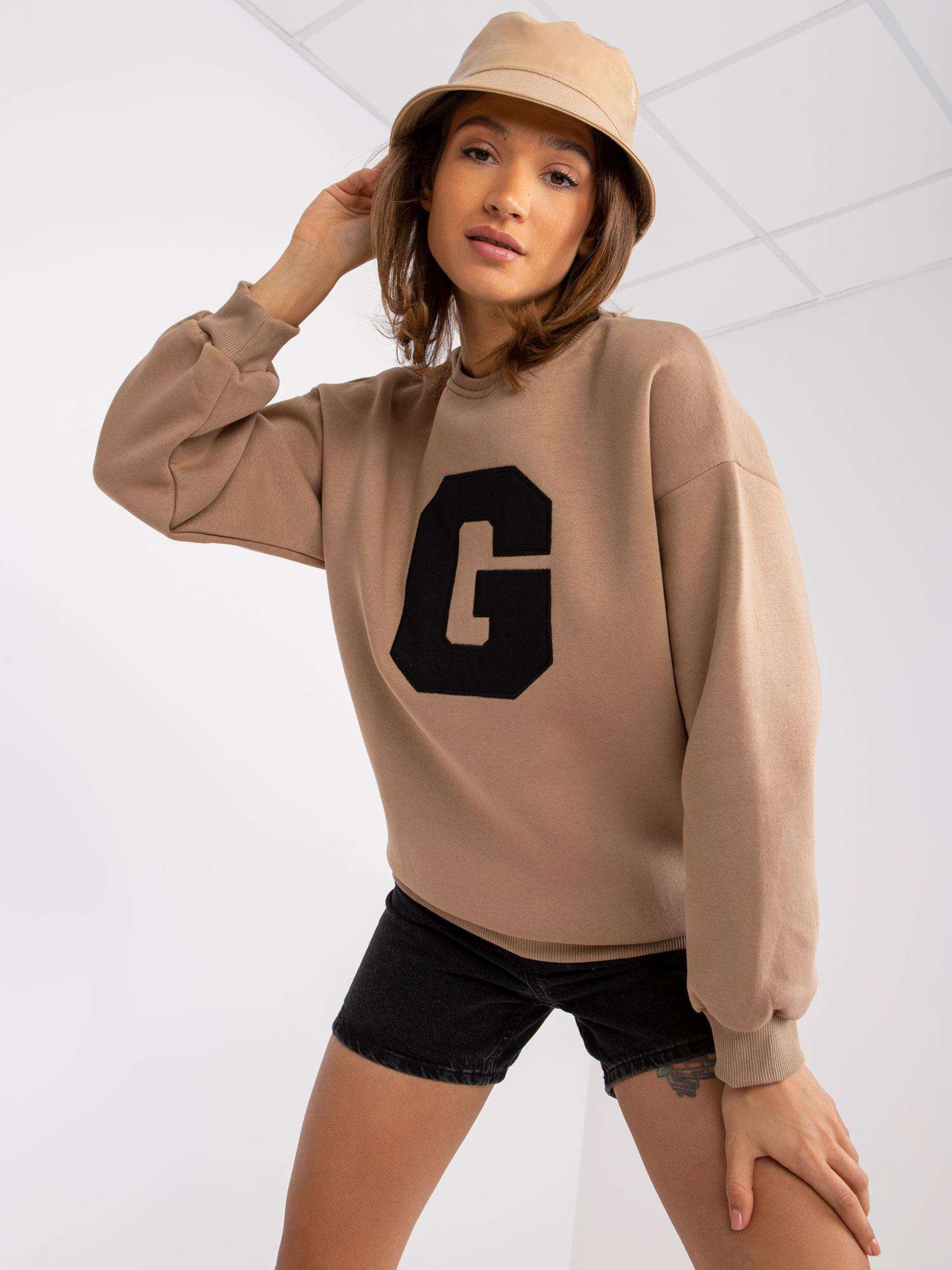 Sweatshirt-EM-BL-617/G.11-dark beige