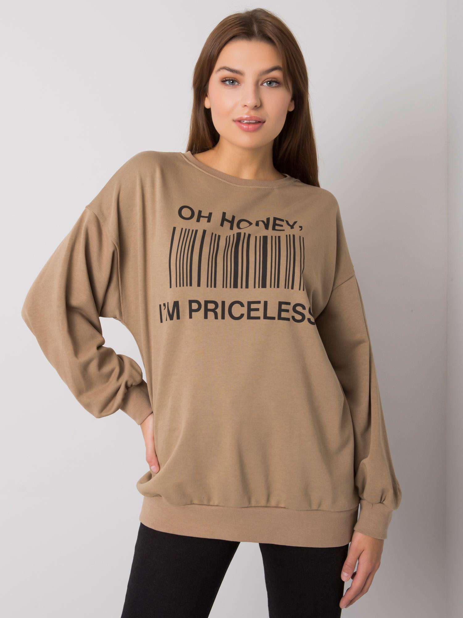 Sweatshirt-EM-BL-536/1U.84P-dark beige